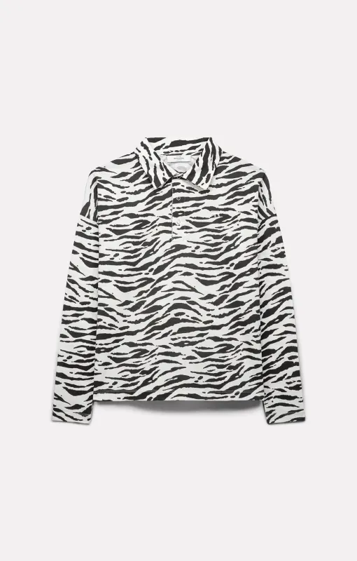 POLO EN PIQUÉ DE COTON ZEBRA made by Roseanna