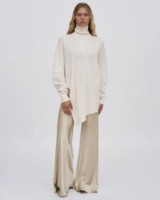 RIB PANELED TURTLENECK sold by Rosetta Getty