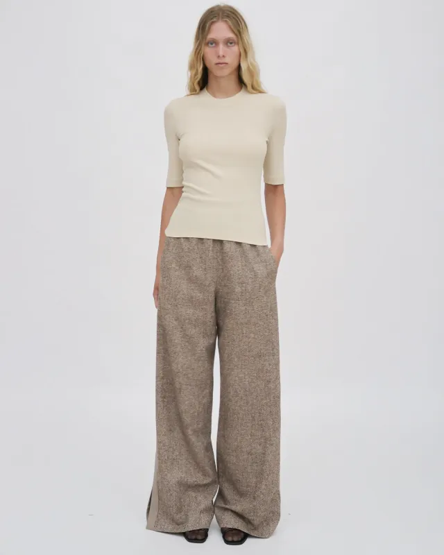 CROPPED SLEEVE T-SHIRT sold by Rosetta Getty