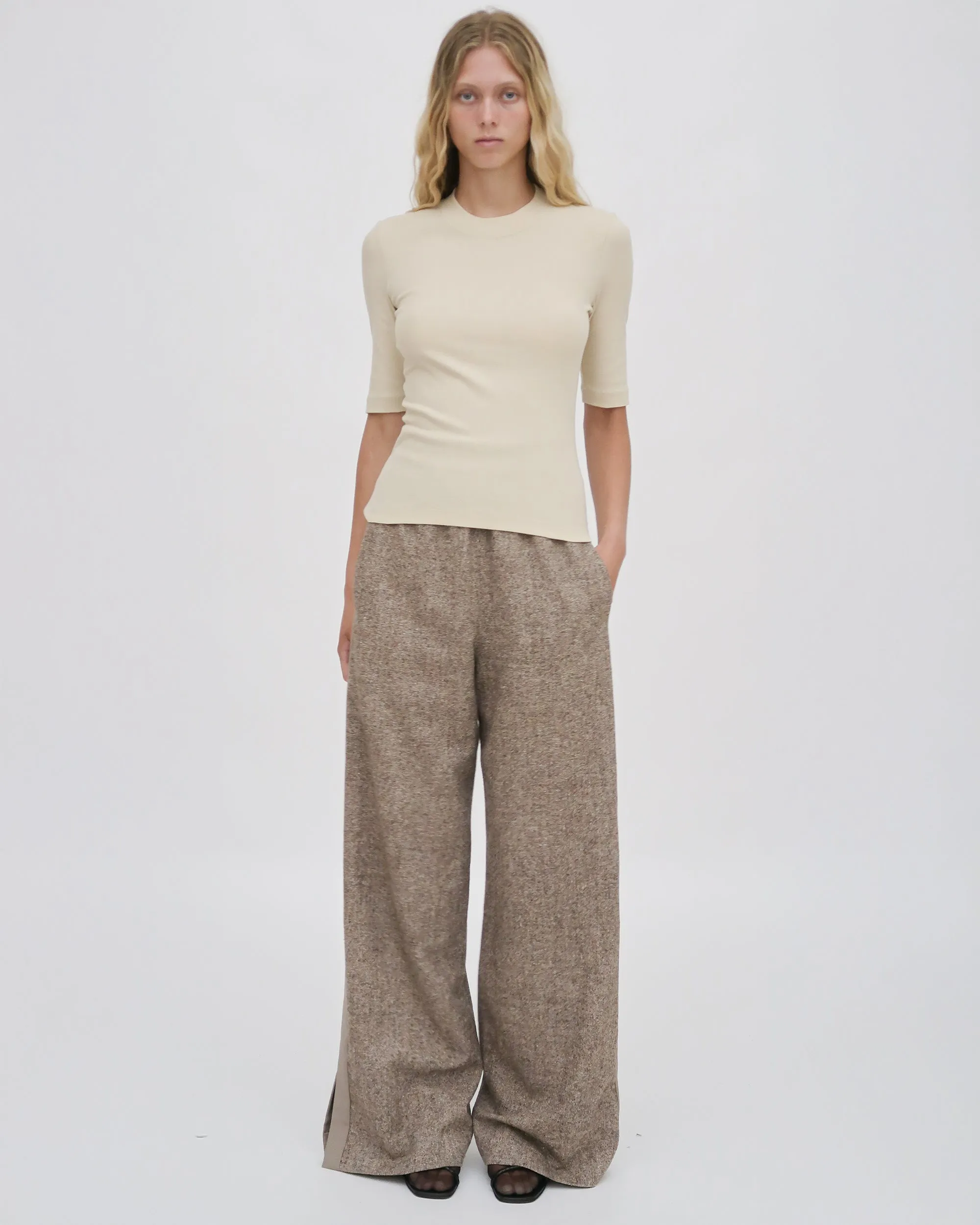 CROPPED SLEEVE T-SHIRT sold by Rosetta Getty