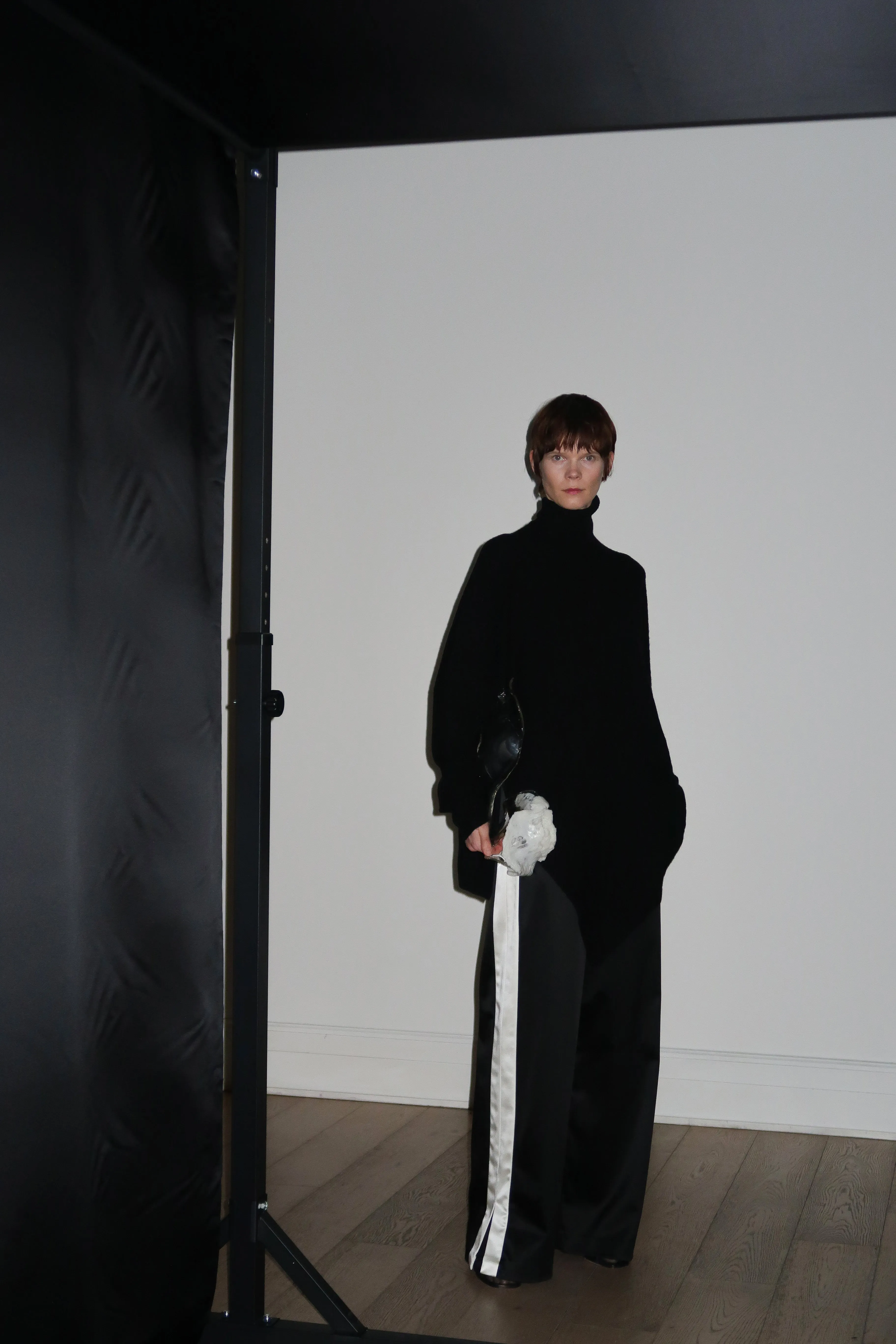 RIB PANELED TURTLENECK sold by Rosetta Getty product image thumbnail 2