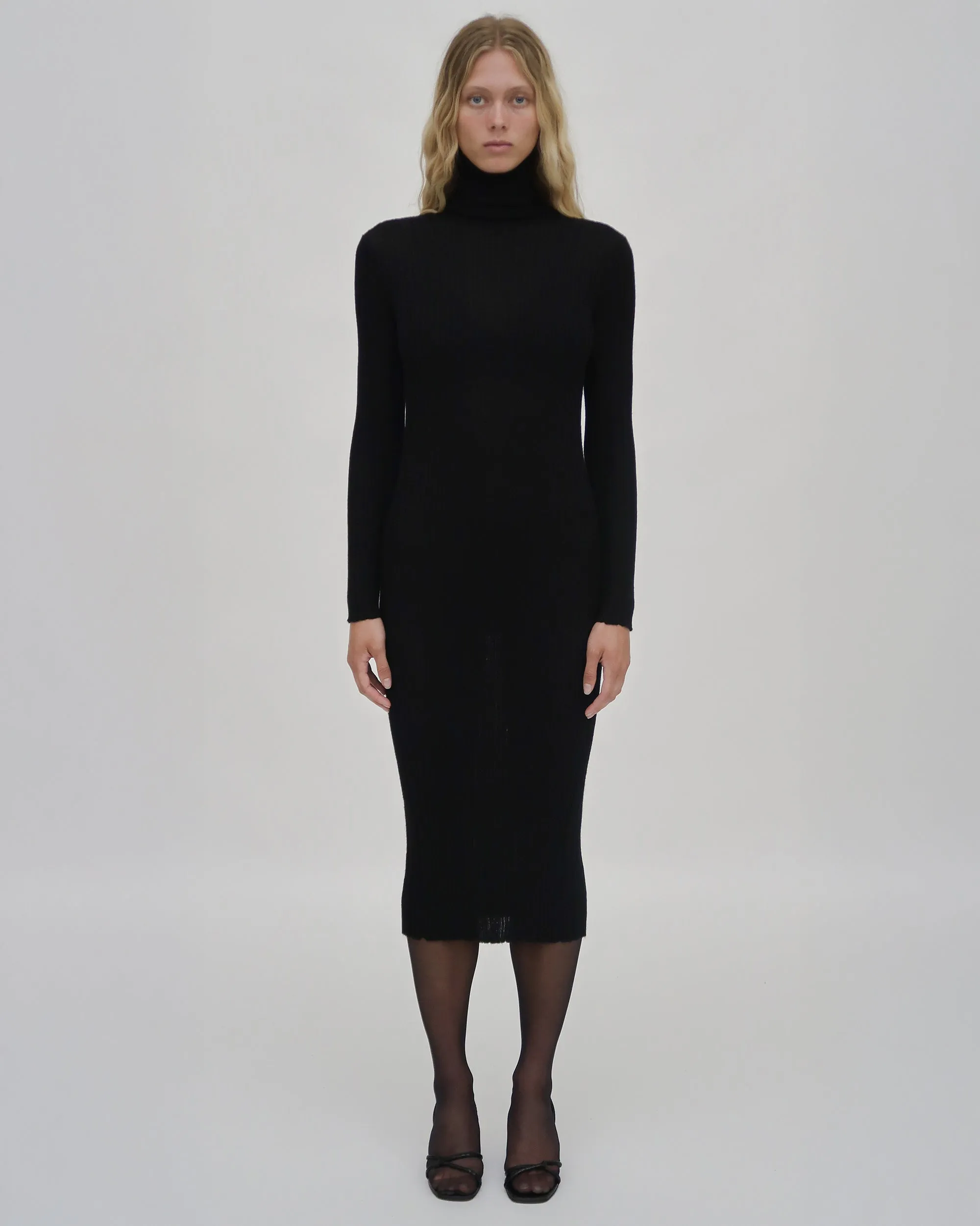 PLISSE TURTLENECK DRESS sold by Rosetta Getty product image thumbnail 2