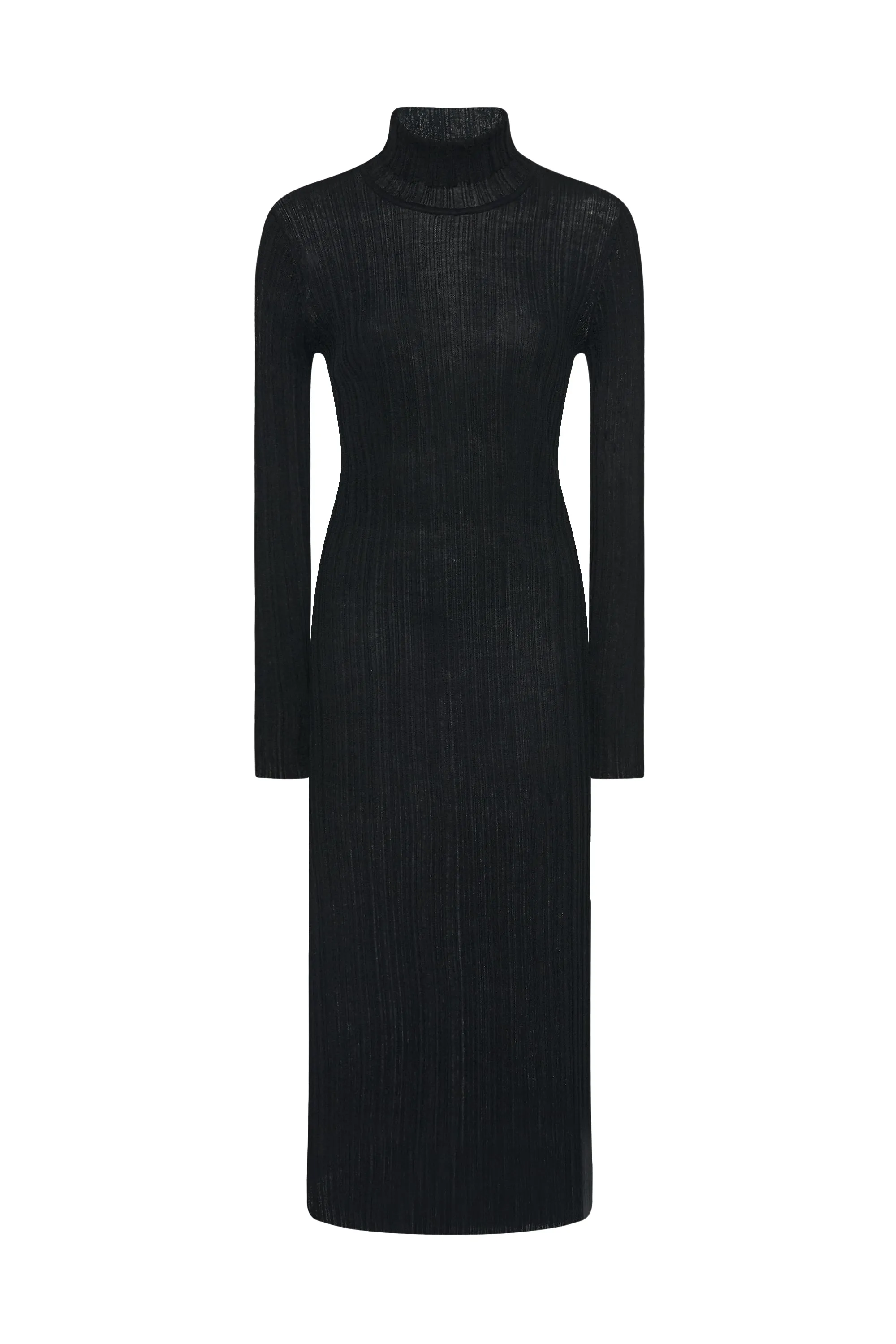 PLISSE TURTLENECK DRESS sold by Rosetta Getty product image thumbnail 5