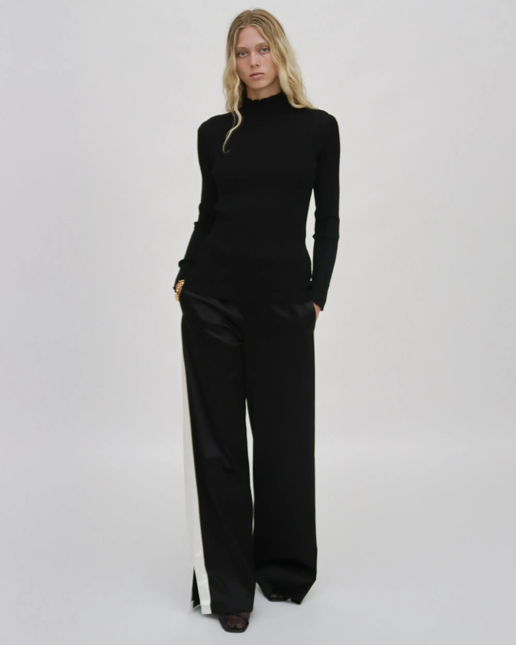 PLISSE TURTLENECK sold by Rosetta Getty