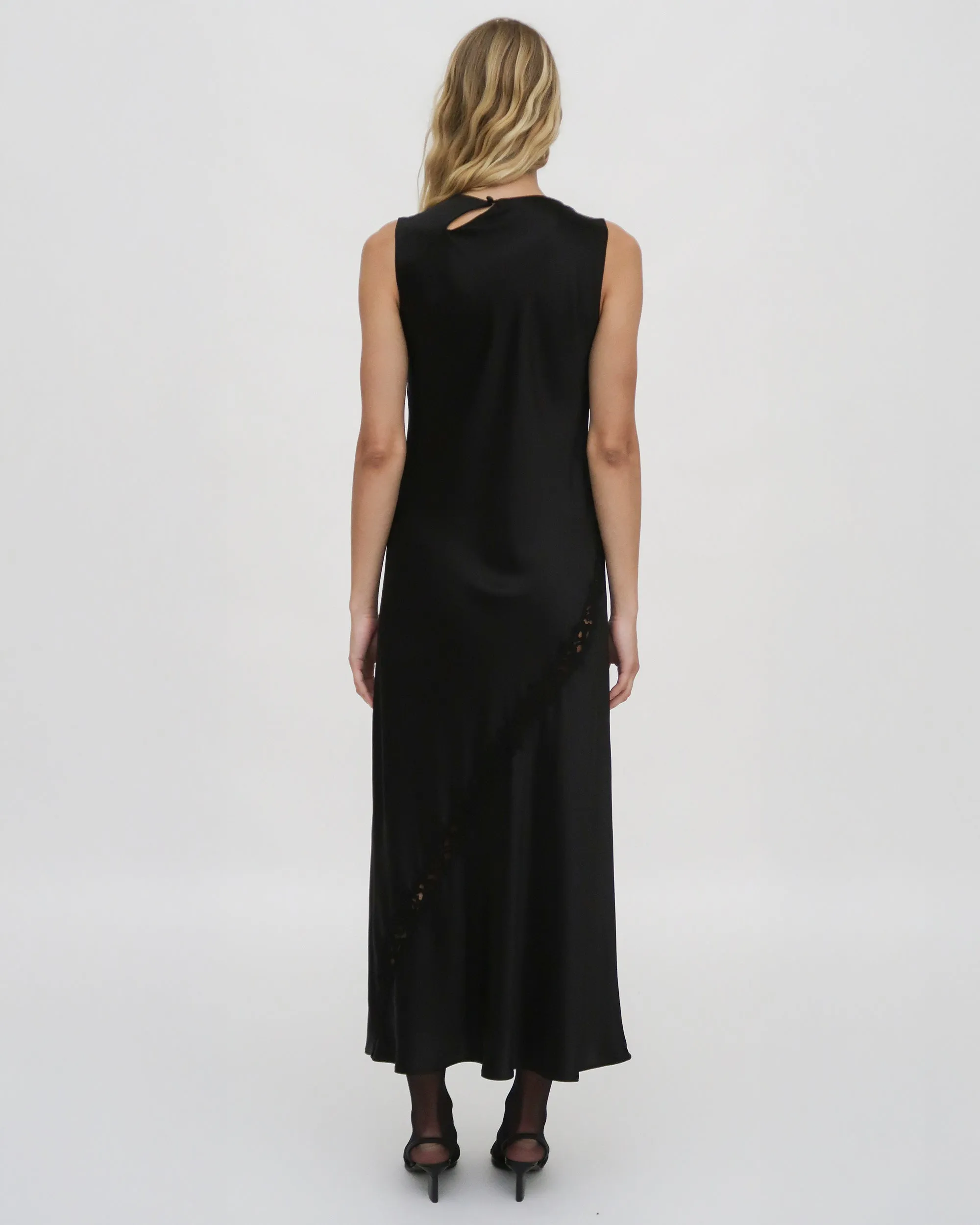 BIAS LACE PANEL DRESS sold by Rosetta Getty product image thumbnail 5