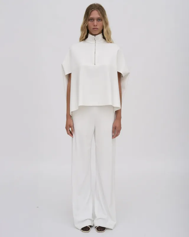 ZIP UP COCOON CAFTAN TOP - SOLID made by Rosetta Getty