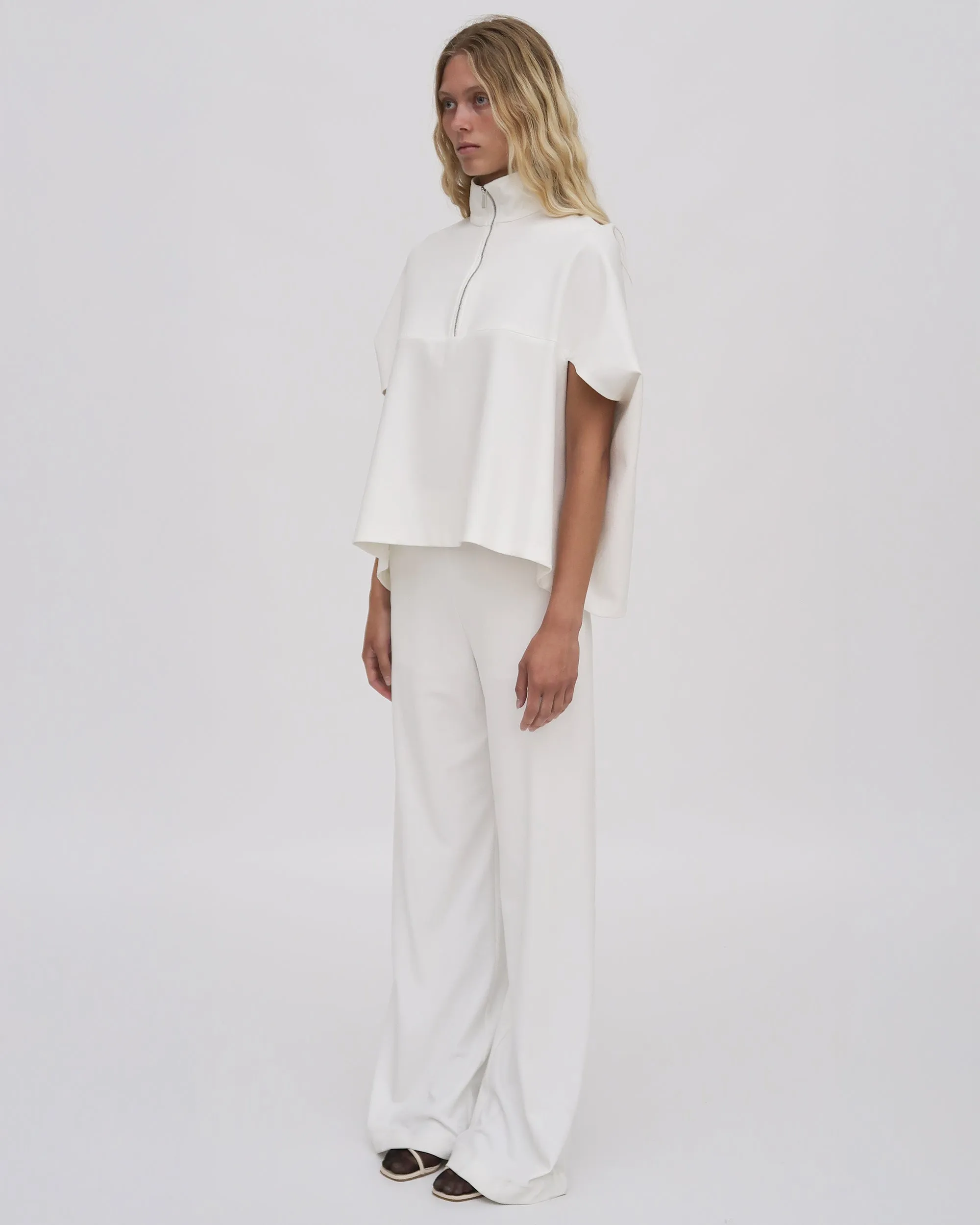 ZIP UP COCOON CAFTAN TOP - SOLID sold by Rosetta Getty product image thumbnail 2