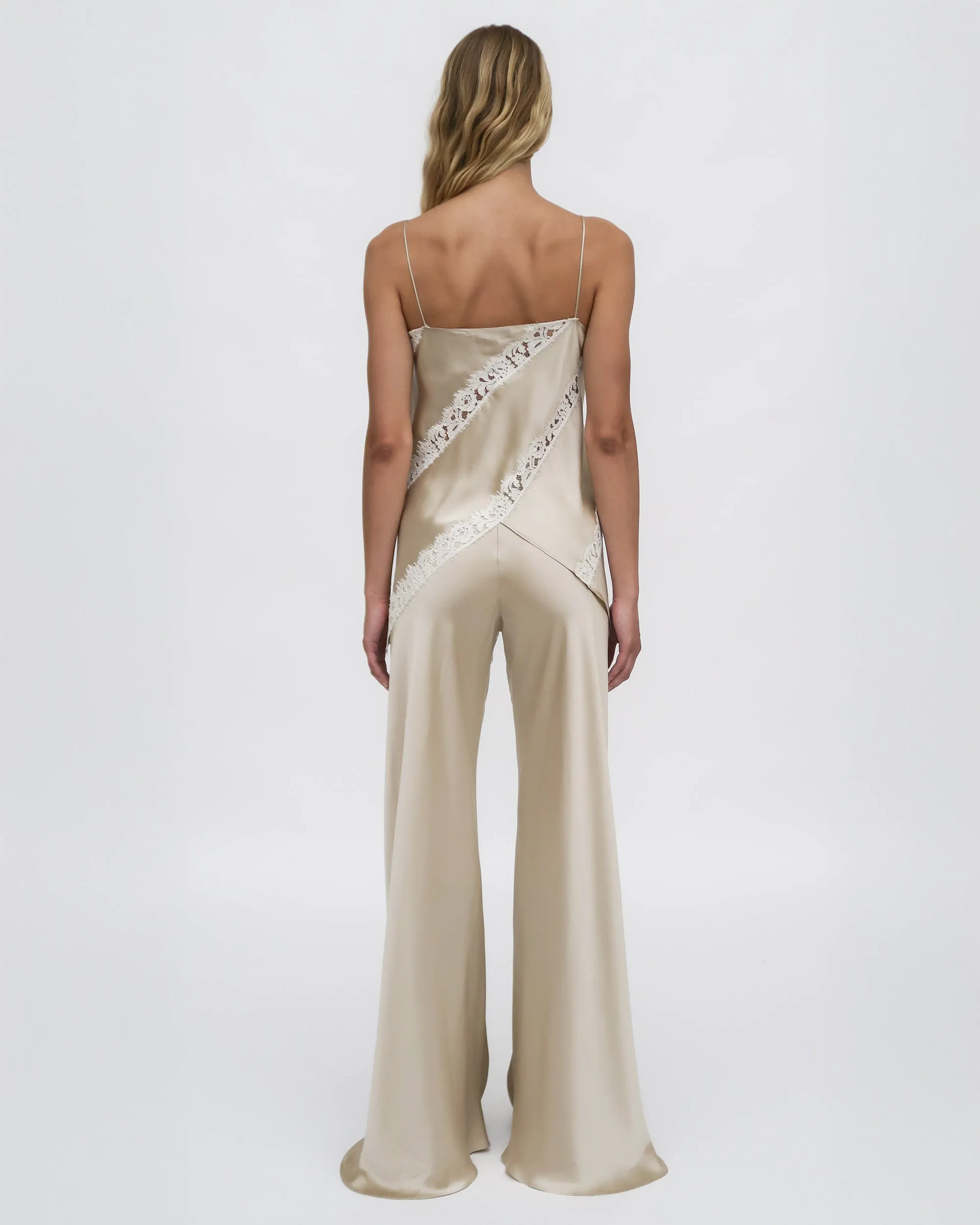 BIAS LACE PANEL CAMISOLE sold by Rosetta Getty product image thumbnail 4