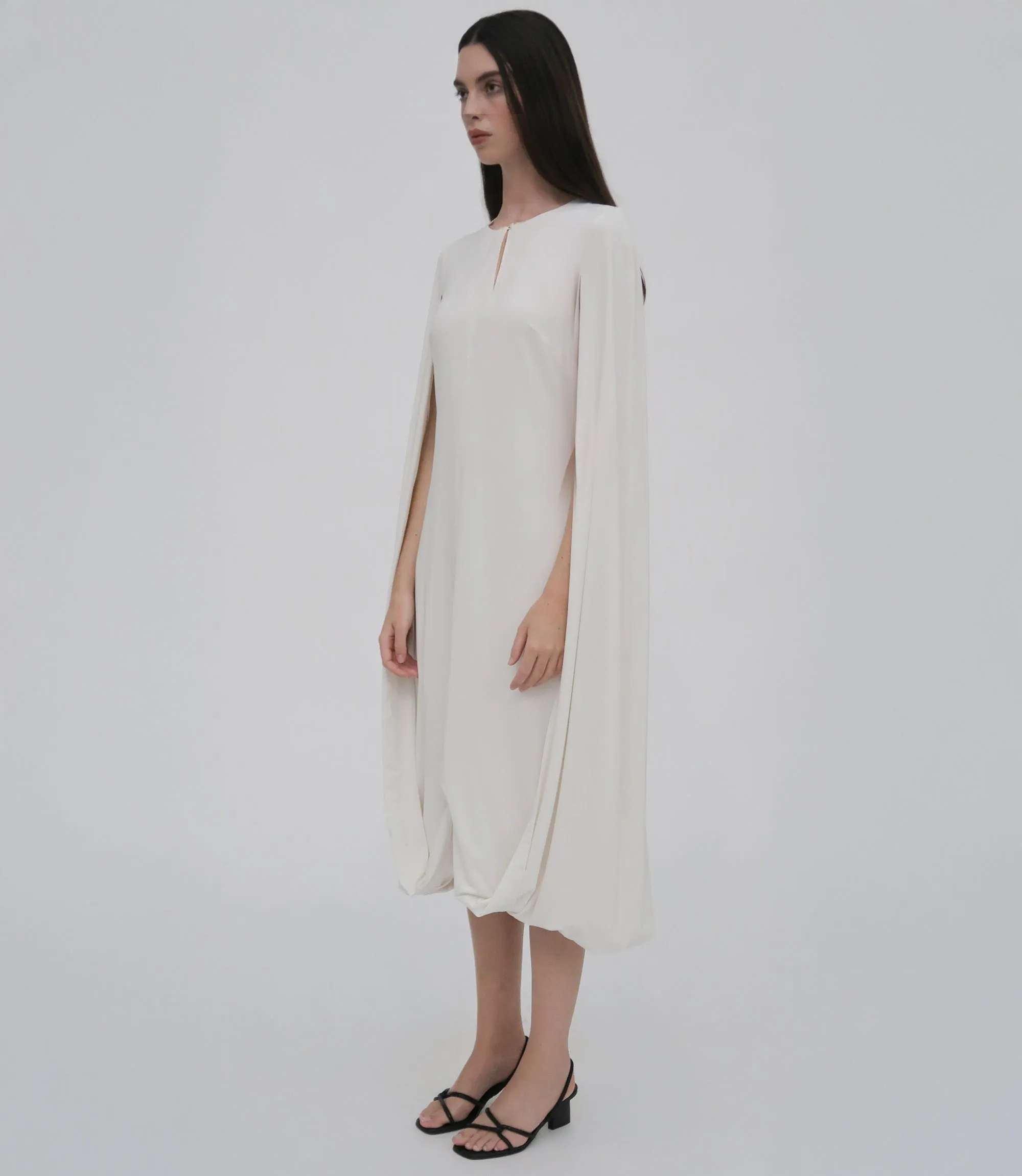 FOLD CAPE DRESS sold by Rosetta Getty product image thumbnail 2