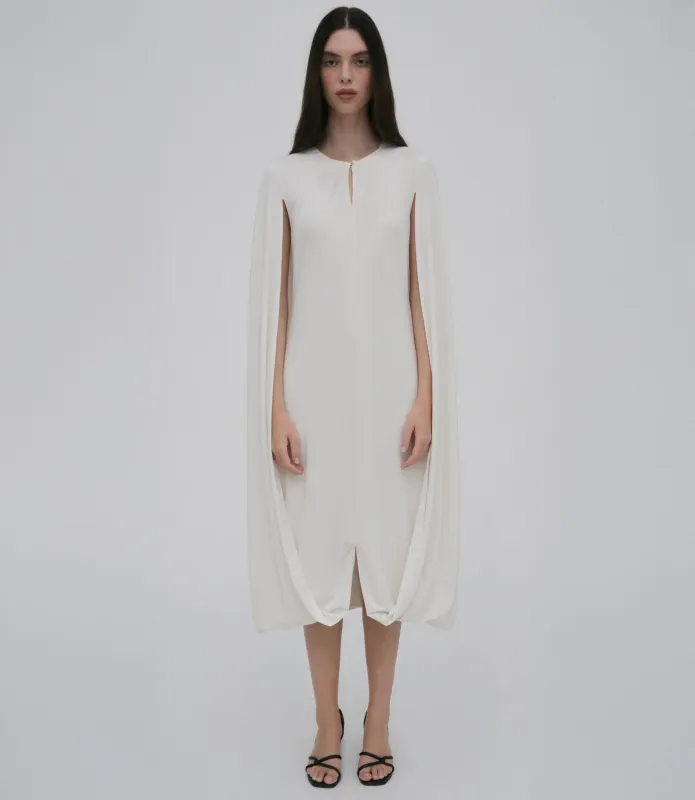 FOLD CAPE DRESS made by Rosetta Getty