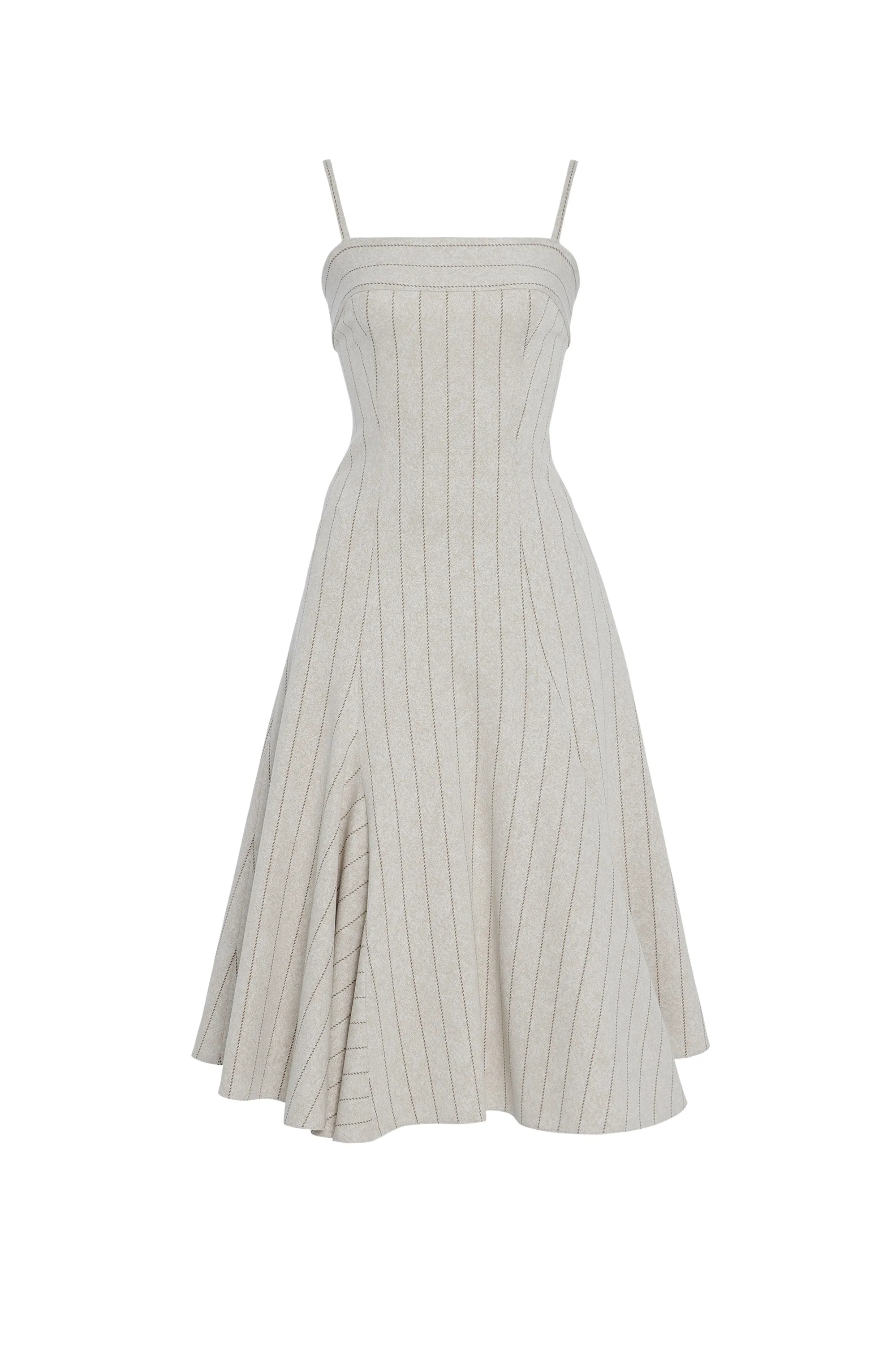 FITTED GODET DRESS sold by Rosetta Getty product image thumbnail 5