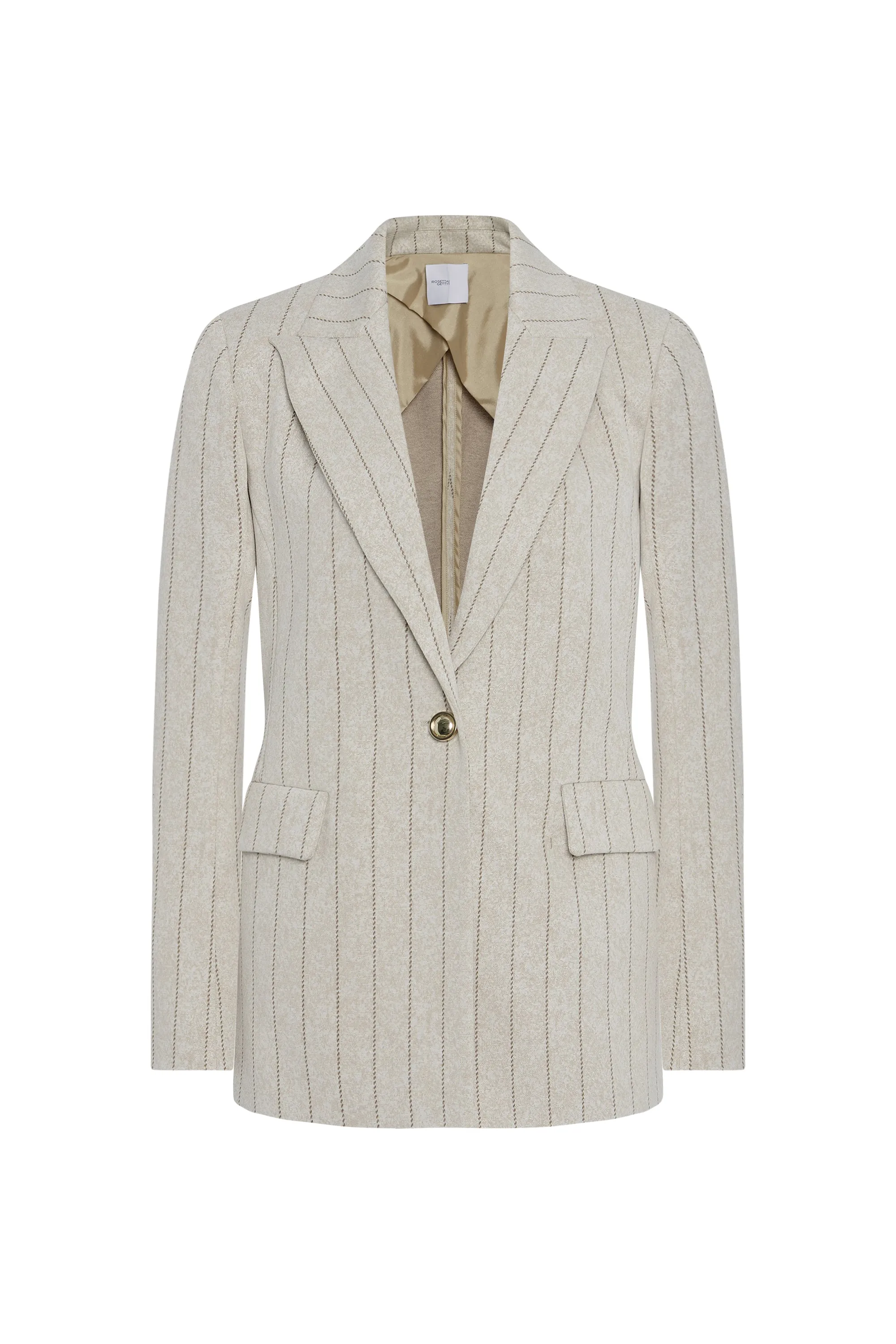 PEAK LAPEL JACKET - PINSTRIPE sold by Rosetta Getty product image thumbnail 5