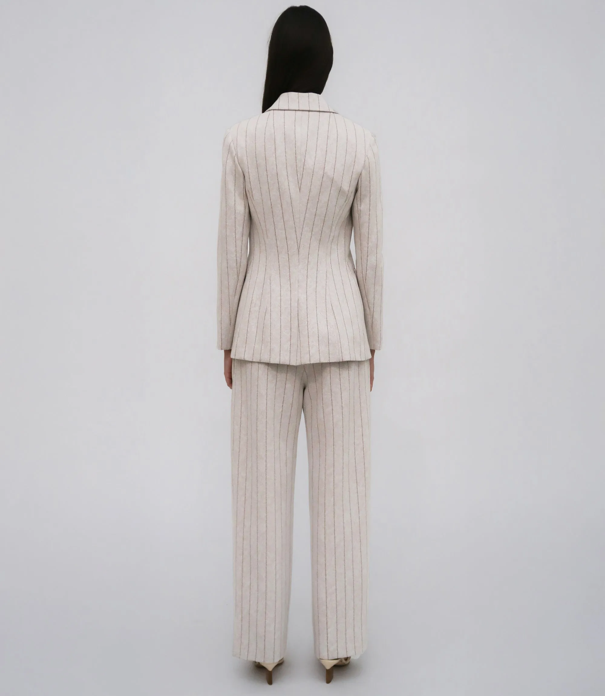 PEAK LAPEL JACKET - PINSTRIPE sold by Rosetta Getty product image thumbnail 4