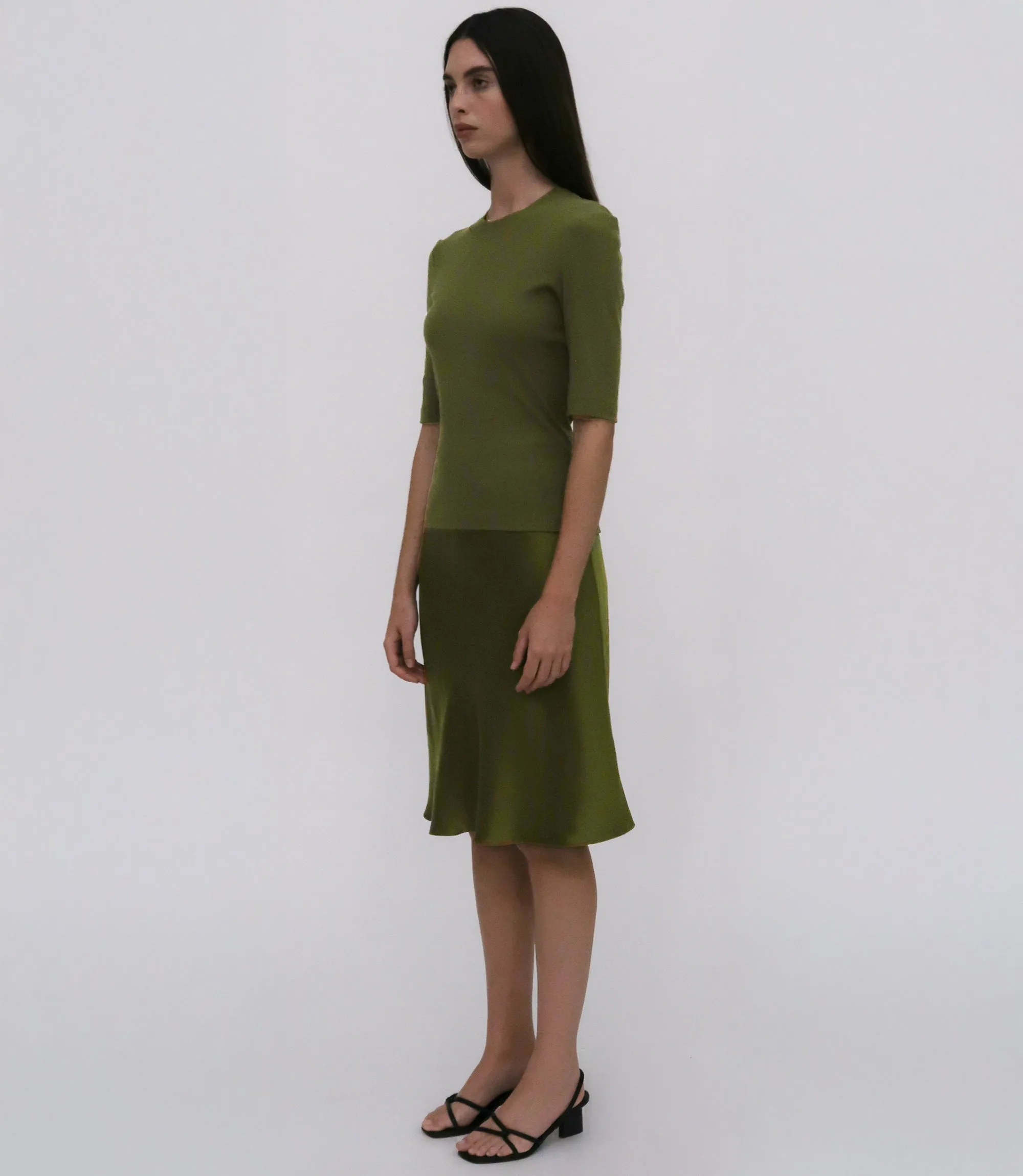 CROPPED SLEEVE T-SHIRT sold by Rosetta Getty product image thumbnail 3