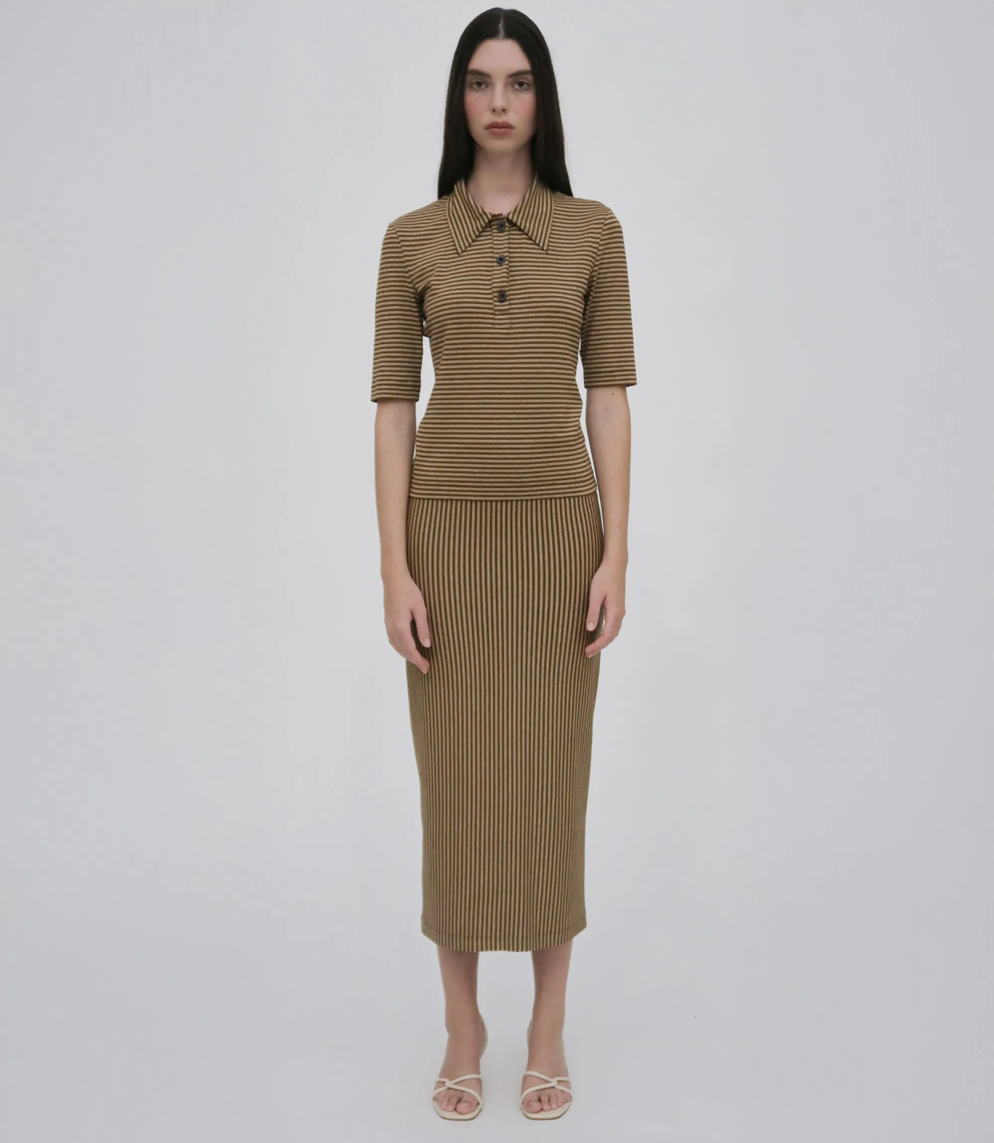 POLO T-SHIRT - STRIPE sold by Rosetta Getty product image thumbnail 2