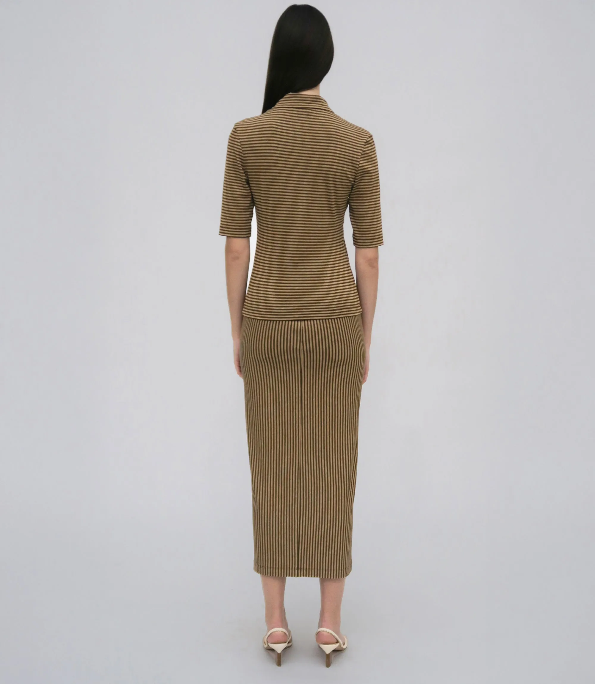 POLO T-SHIRT - STRIPE sold by Rosetta Getty product image thumbnail 3