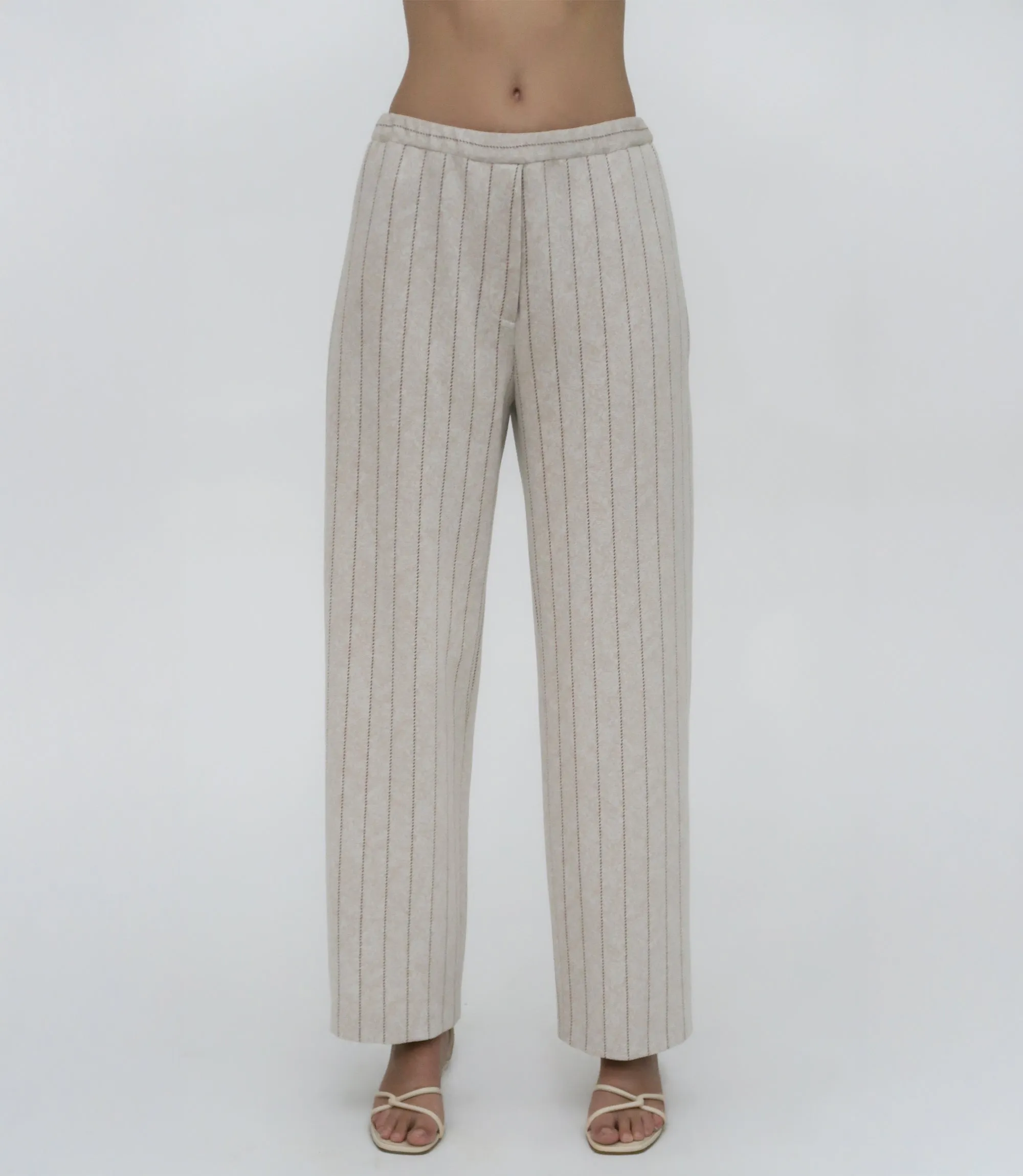 RELAXED PULL-ON PANT - PINSTRIPE sold by Rosetta Getty product image thumbnail 5