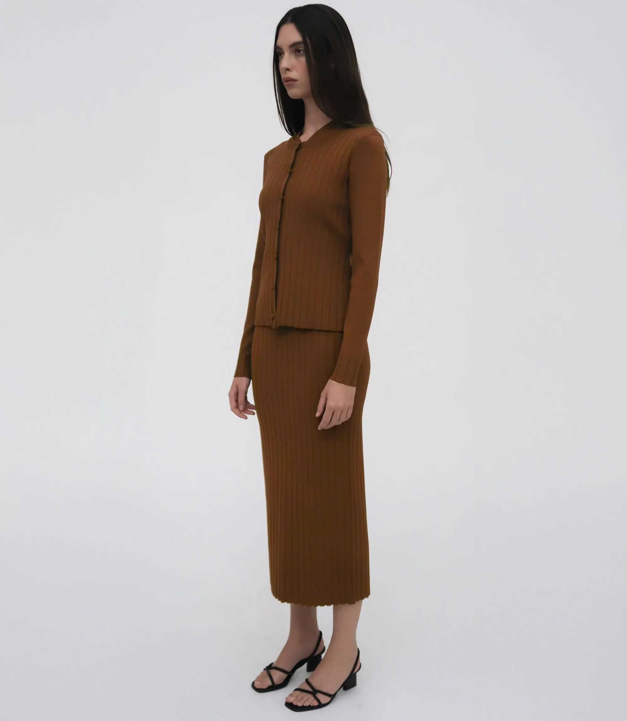 RIB CARDIGAN sold by Rosetta Getty product image thumbnail 3