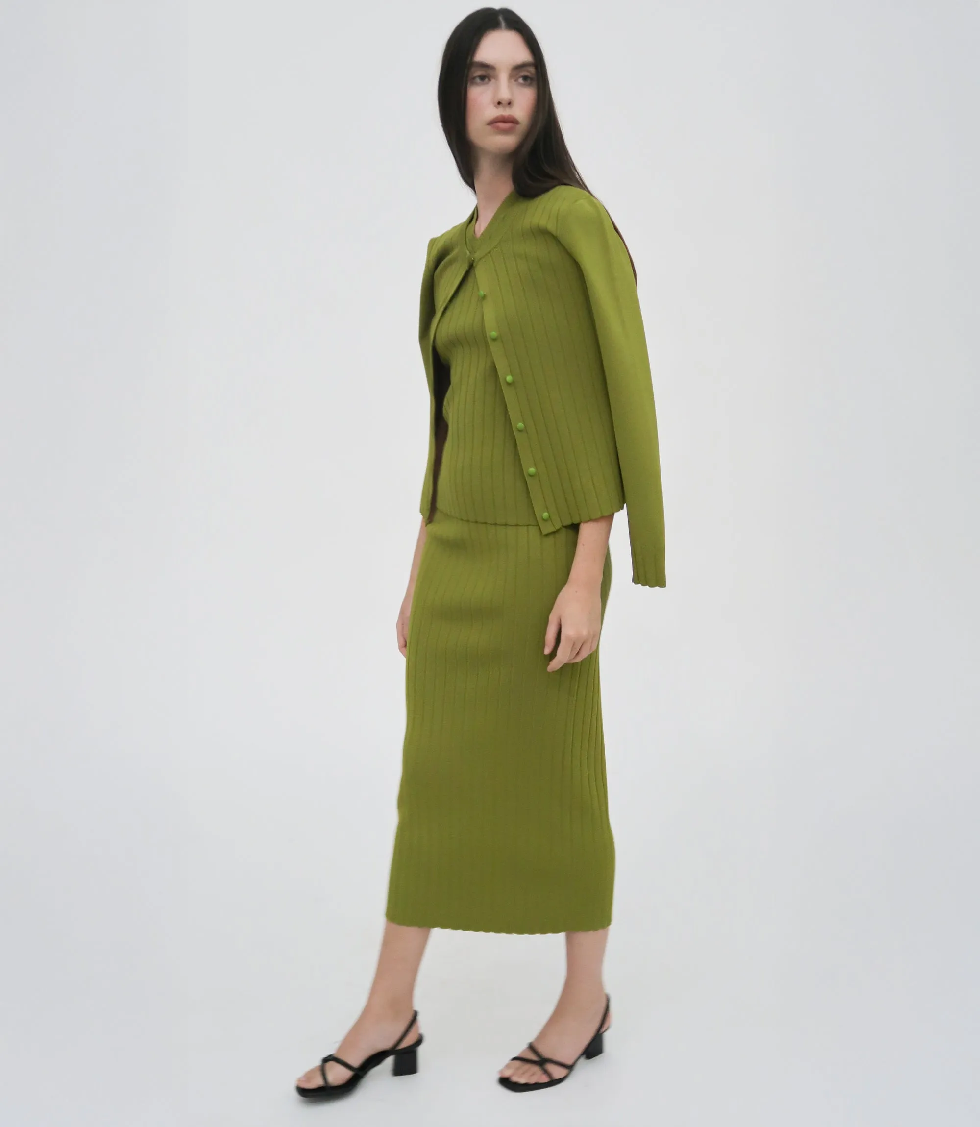 RIB CARDIGAN sold by Rosetta Getty