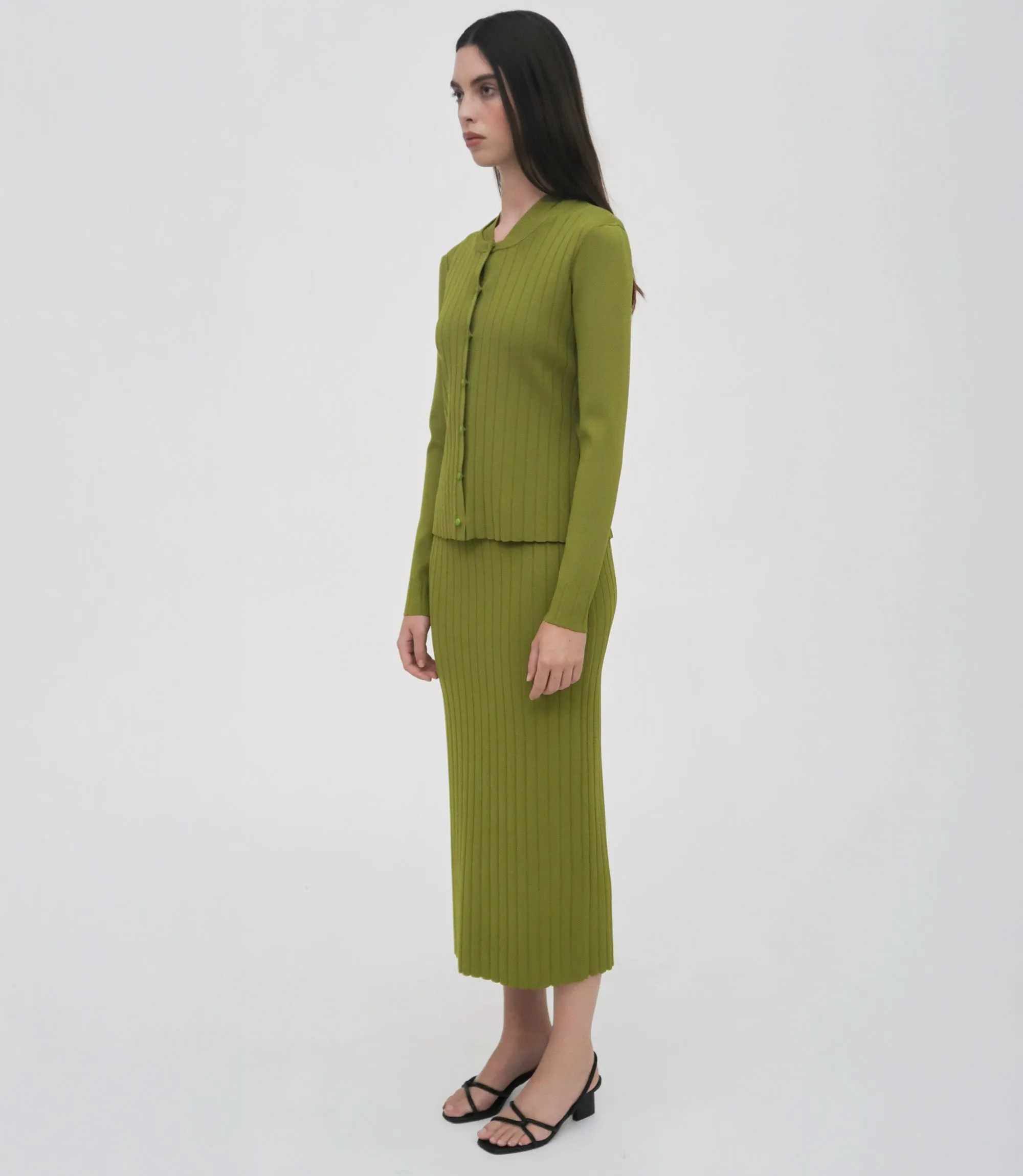 RIB CARDIGAN sold by Rosetta Getty product image thumbnail 3