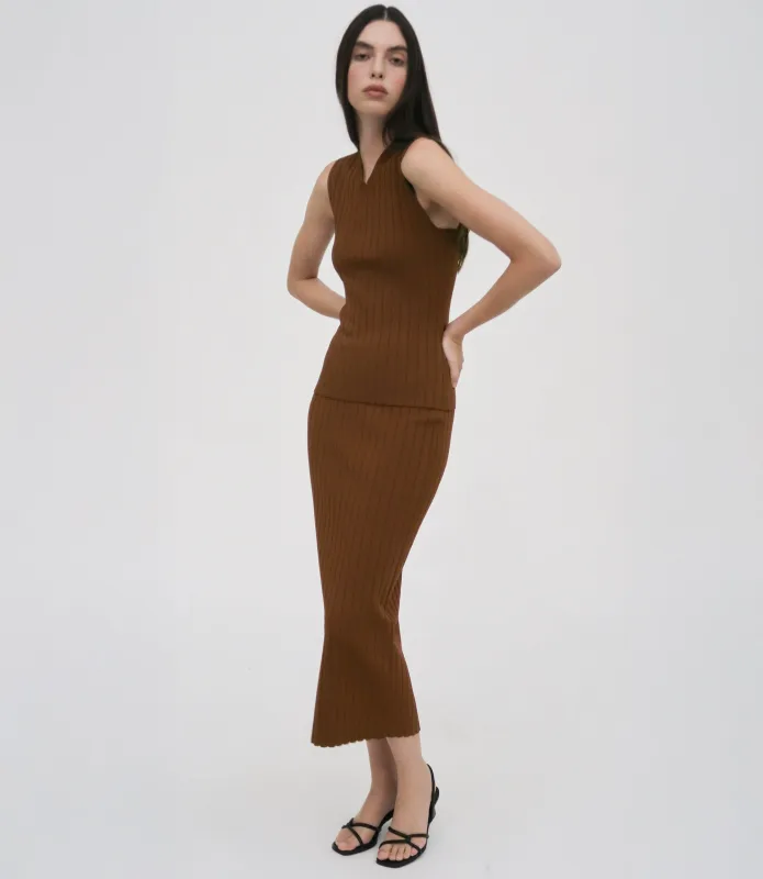 RIB SWEATER VEST sold by Rosetta Getty