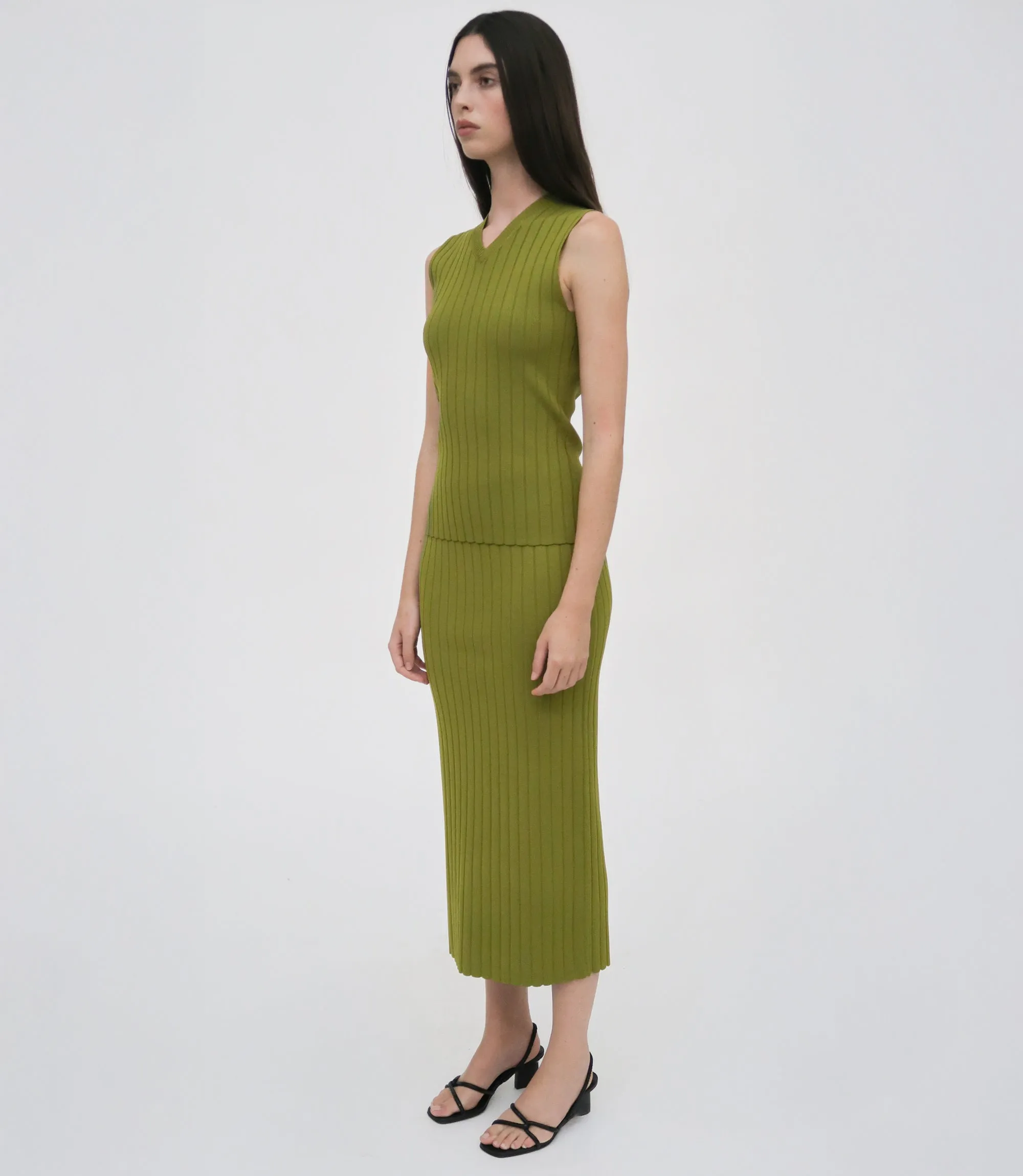 RIB SWEATER VEST sold by Rosetta Getty product image thumbnail 3