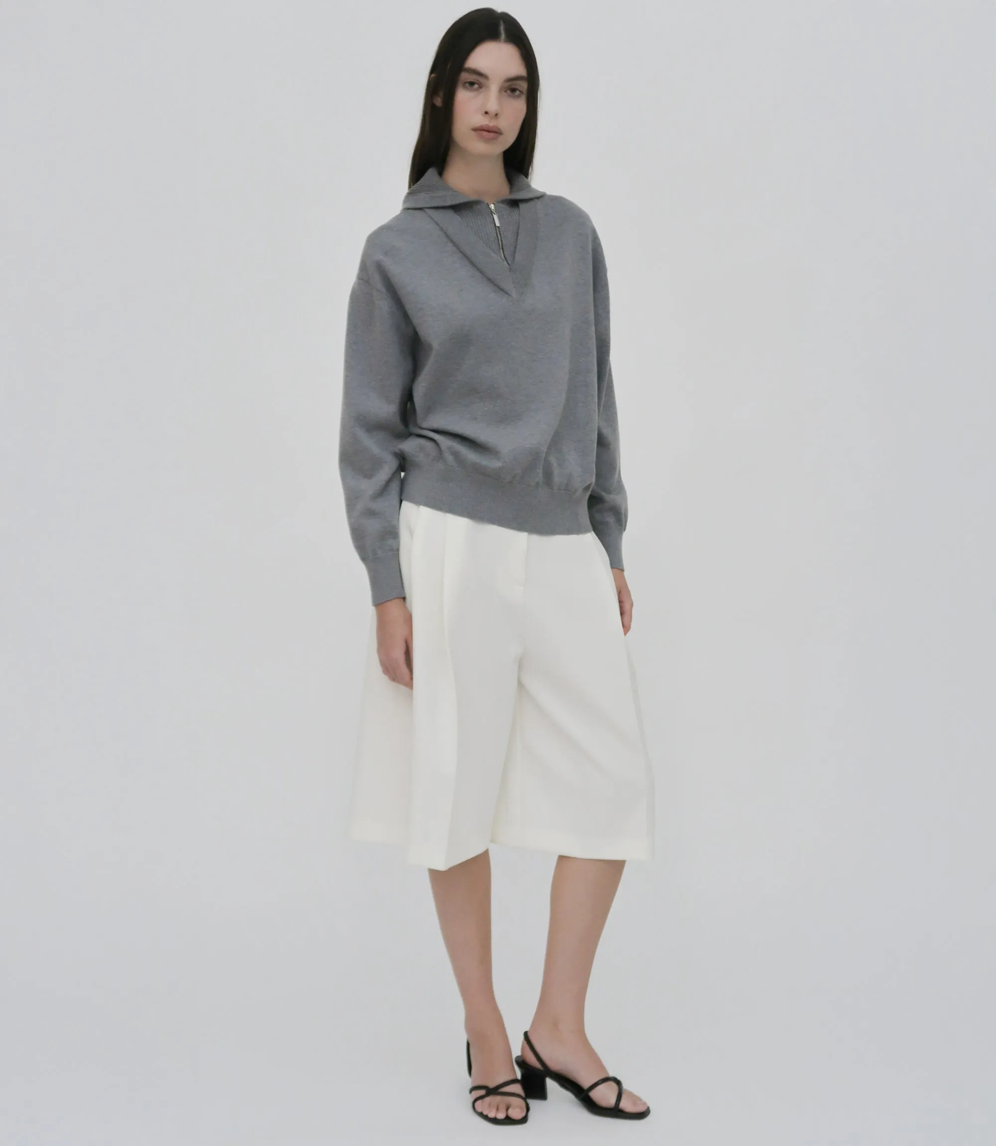 DOUBLE LAYER PULLOVER HOODIE sold by Rosetta Getty