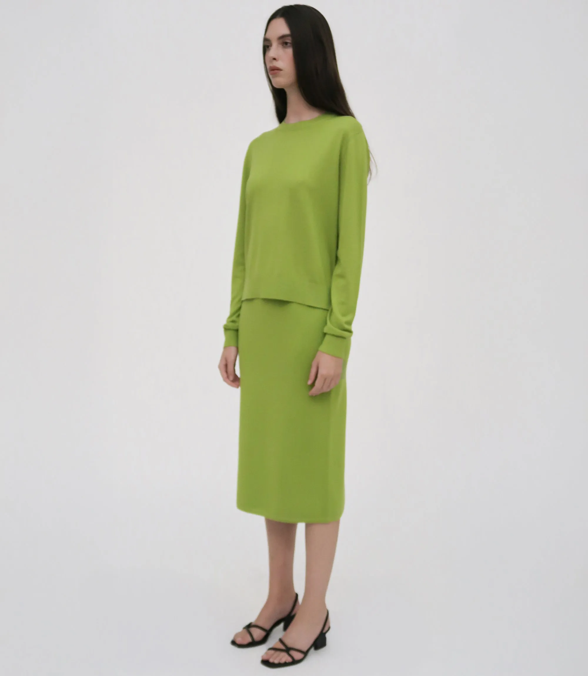 RELAXED CREWNECK SWEATER sold by Rosetta Getty product image thumbnail 3