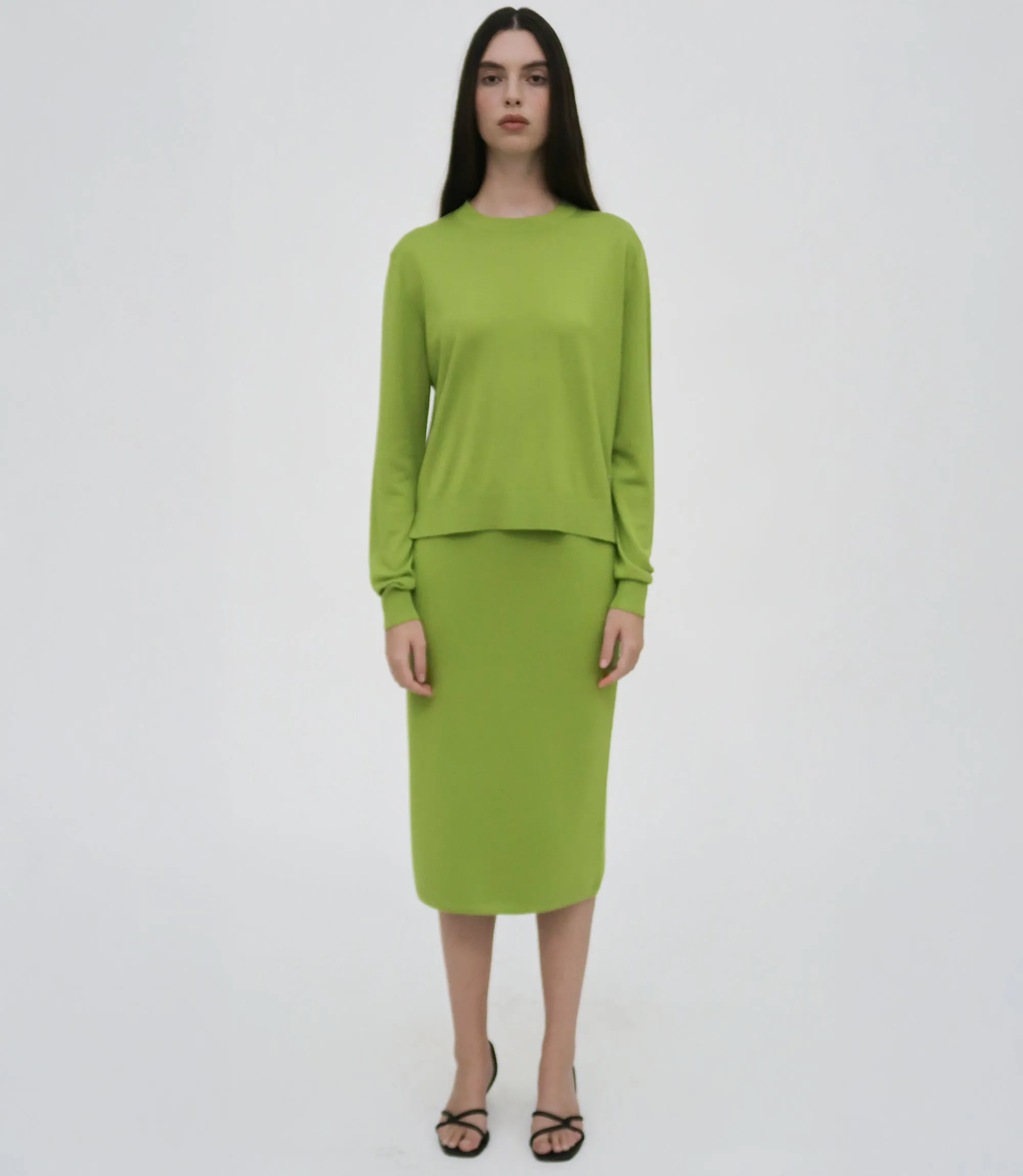 RELAXED CREWNECK SWEATER sold by Rosetta Getty product image thumbnail 2