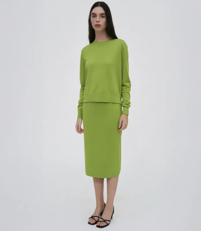 RELAXED CREWNECK SWEATER sold by Rosetta Getty