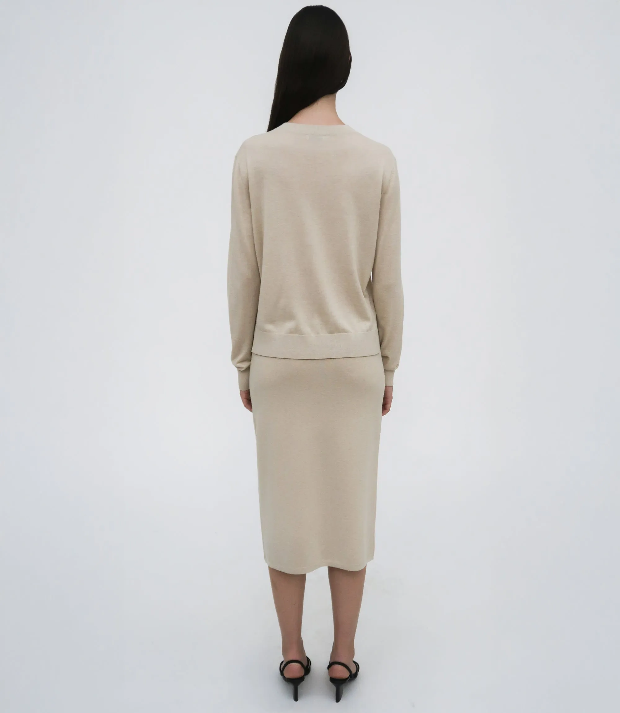 RELAXED CREWNECK SWEATER sold by Rosetta Getty product image thumbnail 5