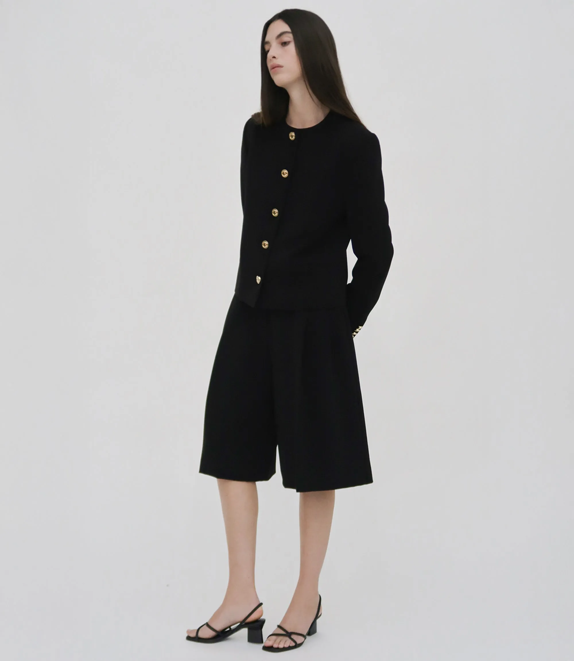 TAILORED CREW NECK JACKET sold by Rosetta Getty product image thumbnail 3
