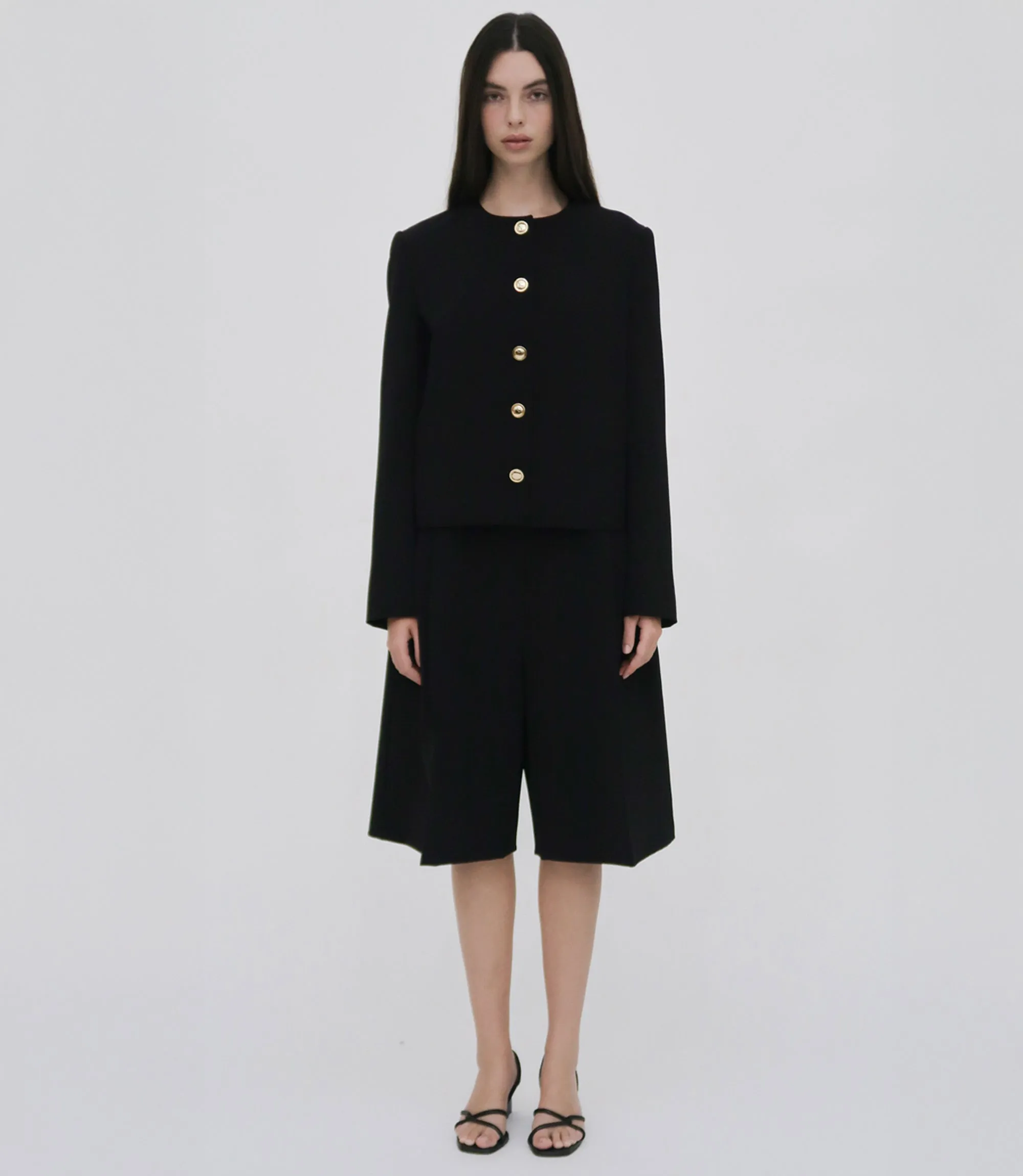 TAILORED CREW NECK JACKET sold by Rosetta Getty product image thumbnail 4