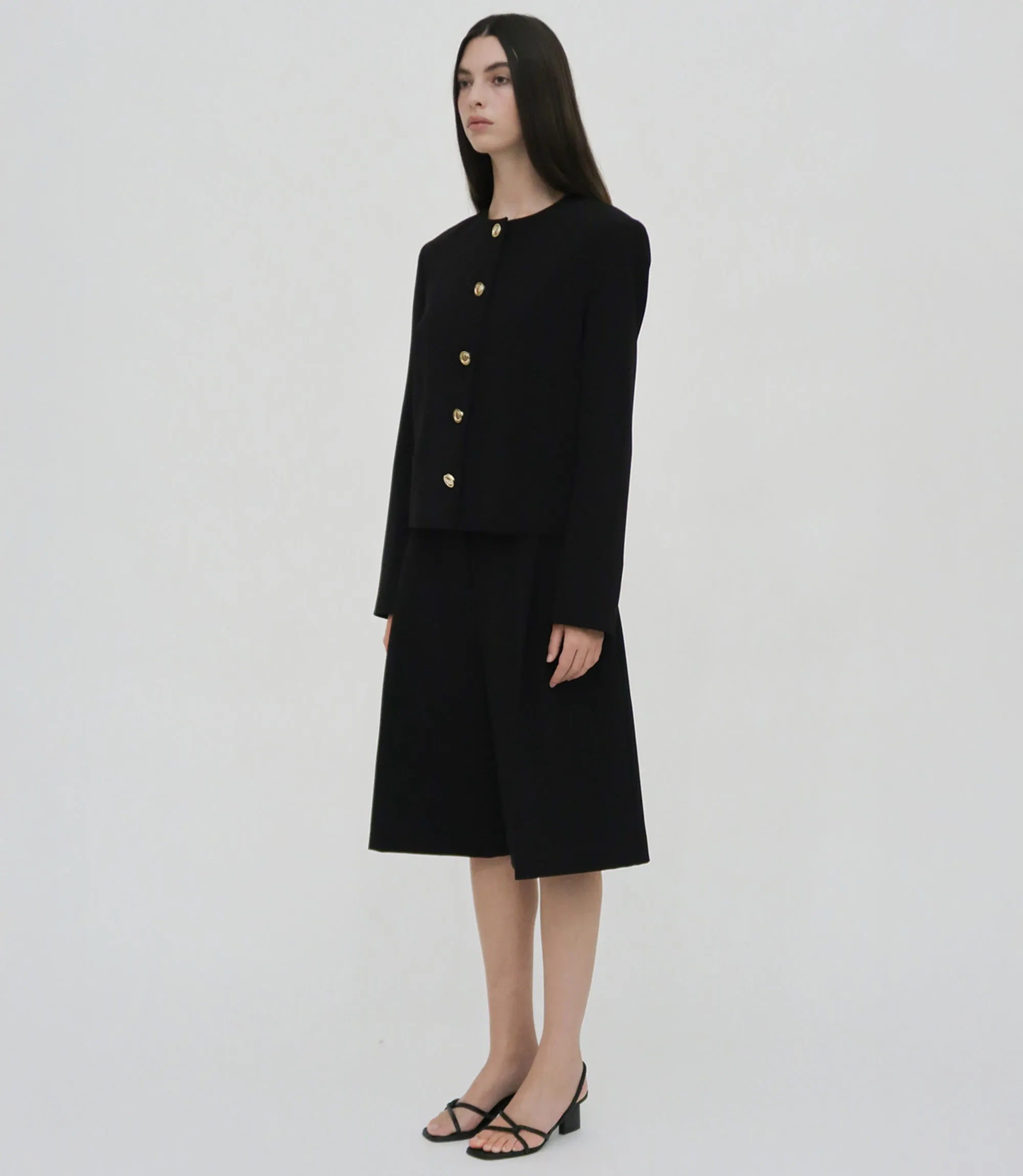 TAILORED CREW NECK JACKET sold by Rosetta Getty product image thumbnail 5