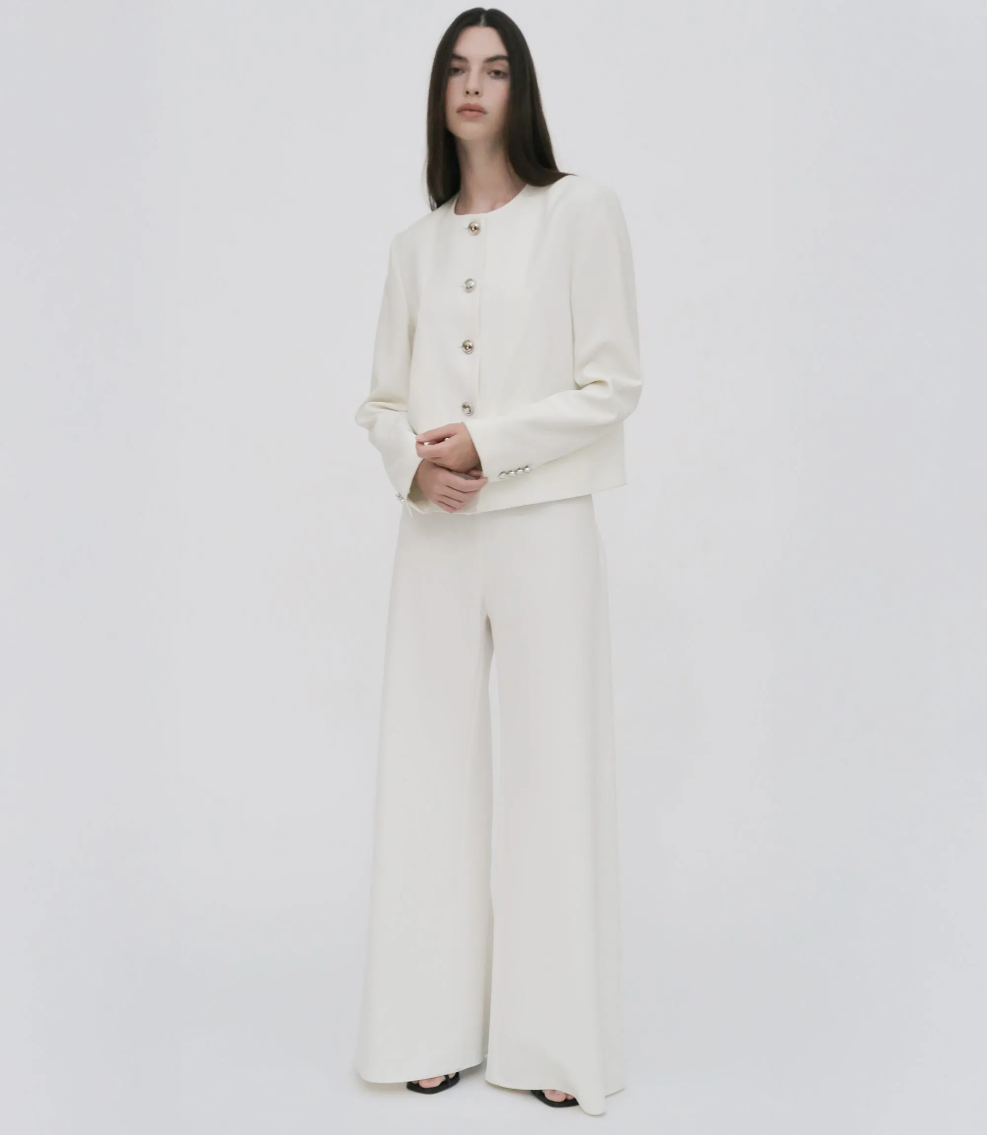 TAILORED CREW NECK JACKET sold by Rosetta Getty