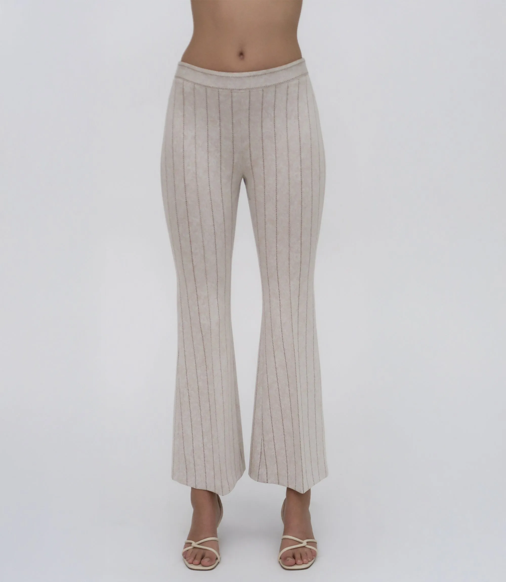 PULL-ON CROPPED FLARE - PINSTRIPE sold by Rosetta Getty product image thumbnail 4