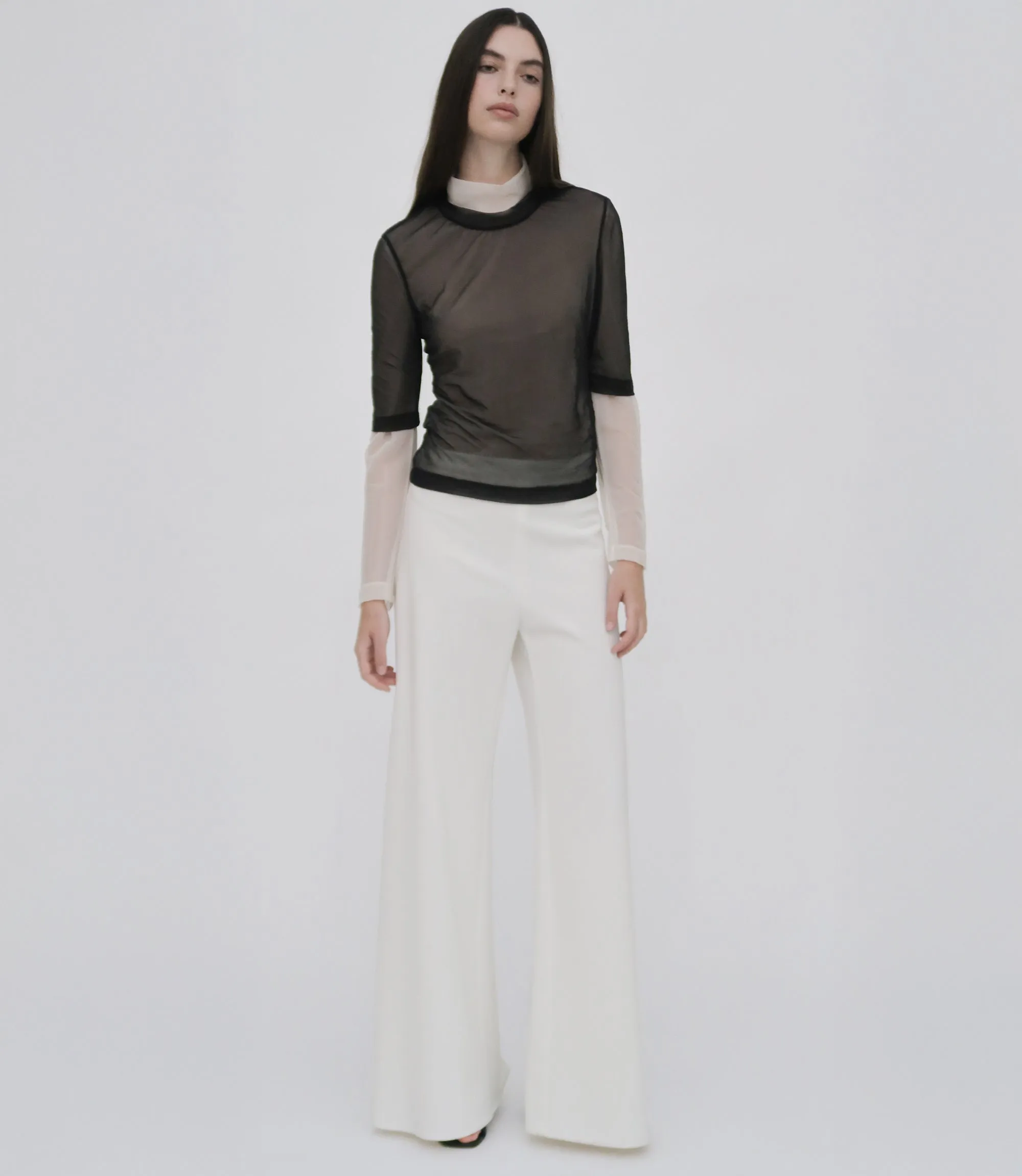 BIAS CUT WIDE LEG PANT sold by Rosetta Getty