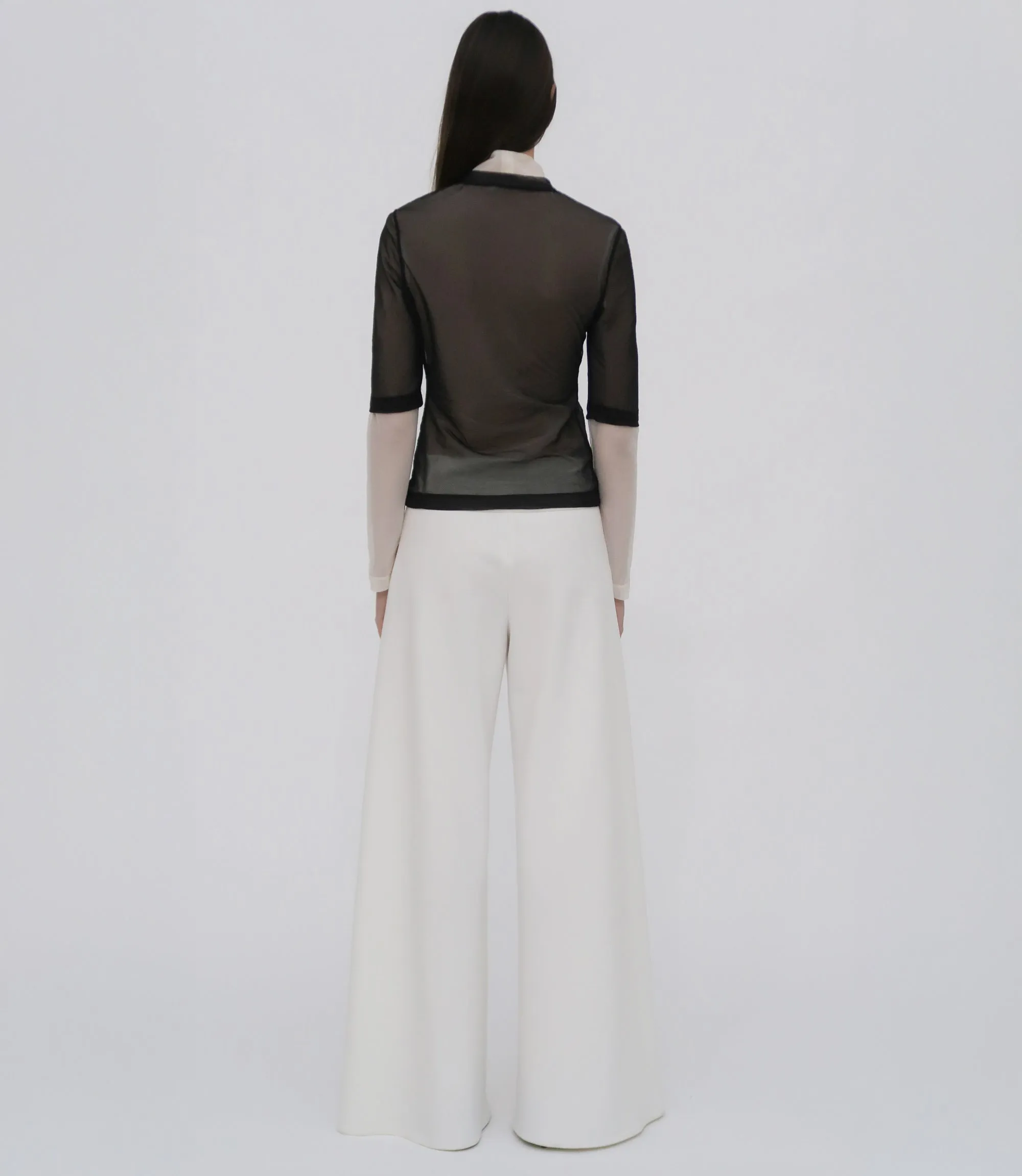 BIAS CUT WIDE LEG PANT sold by Rosetta Getty product image thumbnail 4