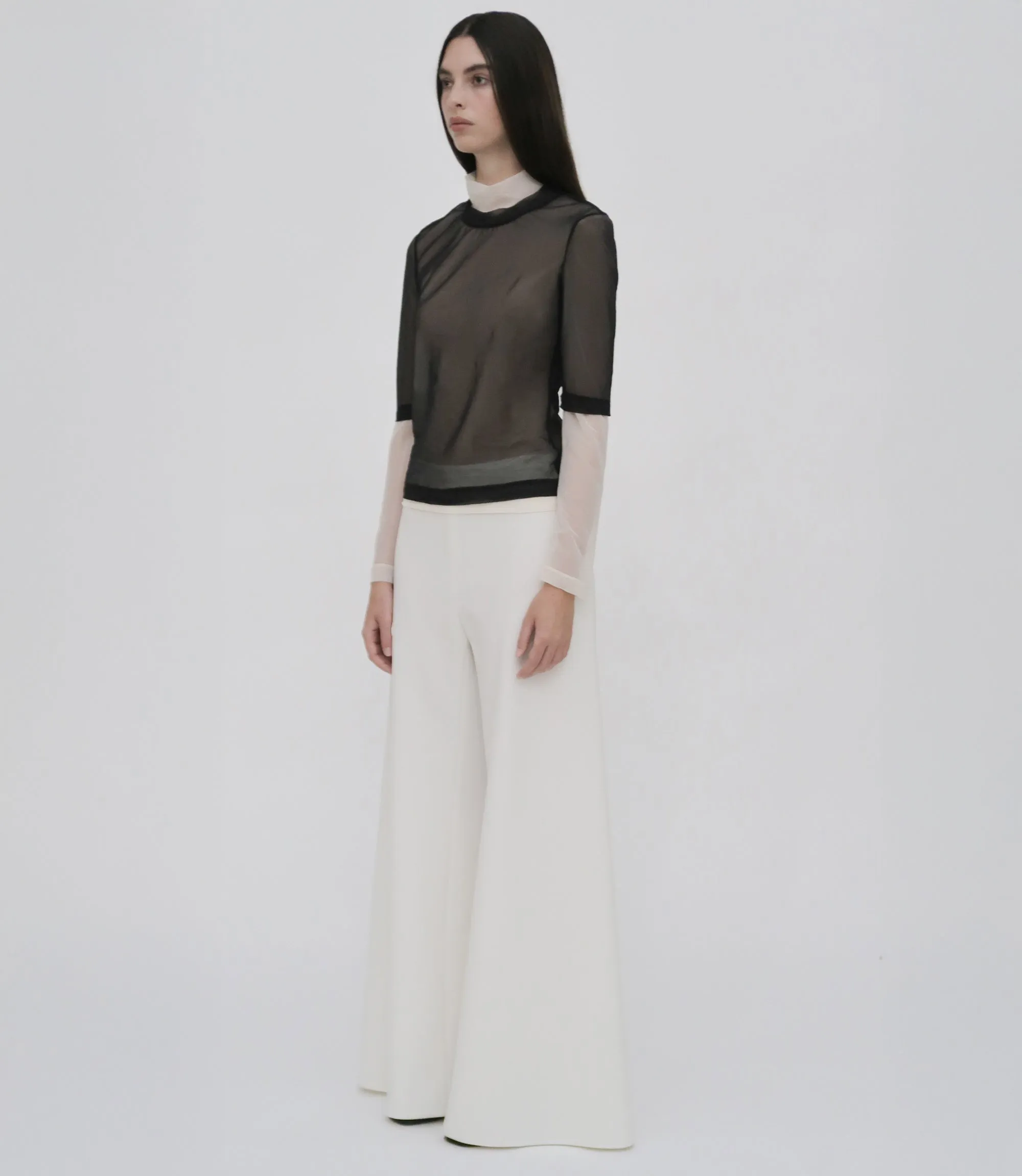 BIAS CUT WIDE LEG PANT sold by Rosetta Getty product image thumbnail 3