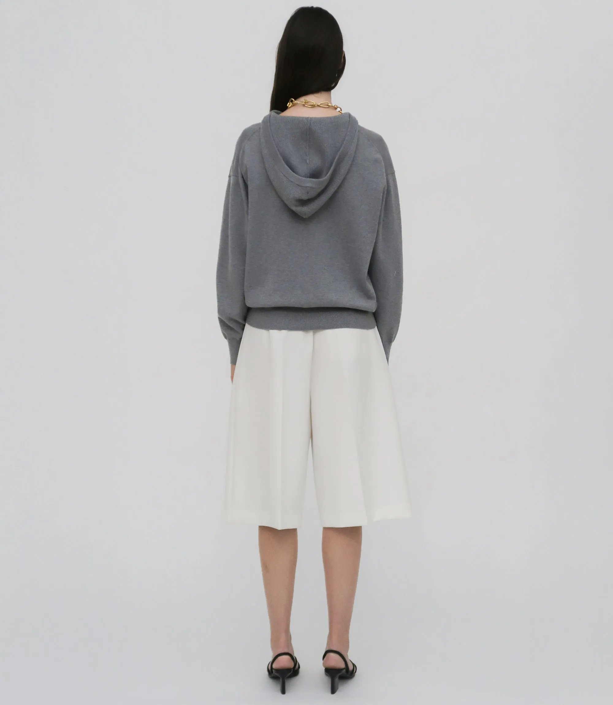 WIDE PLEAT FRONT SHORTS - TECH CADY sold by Rosetta Getty product image thumbnail 3