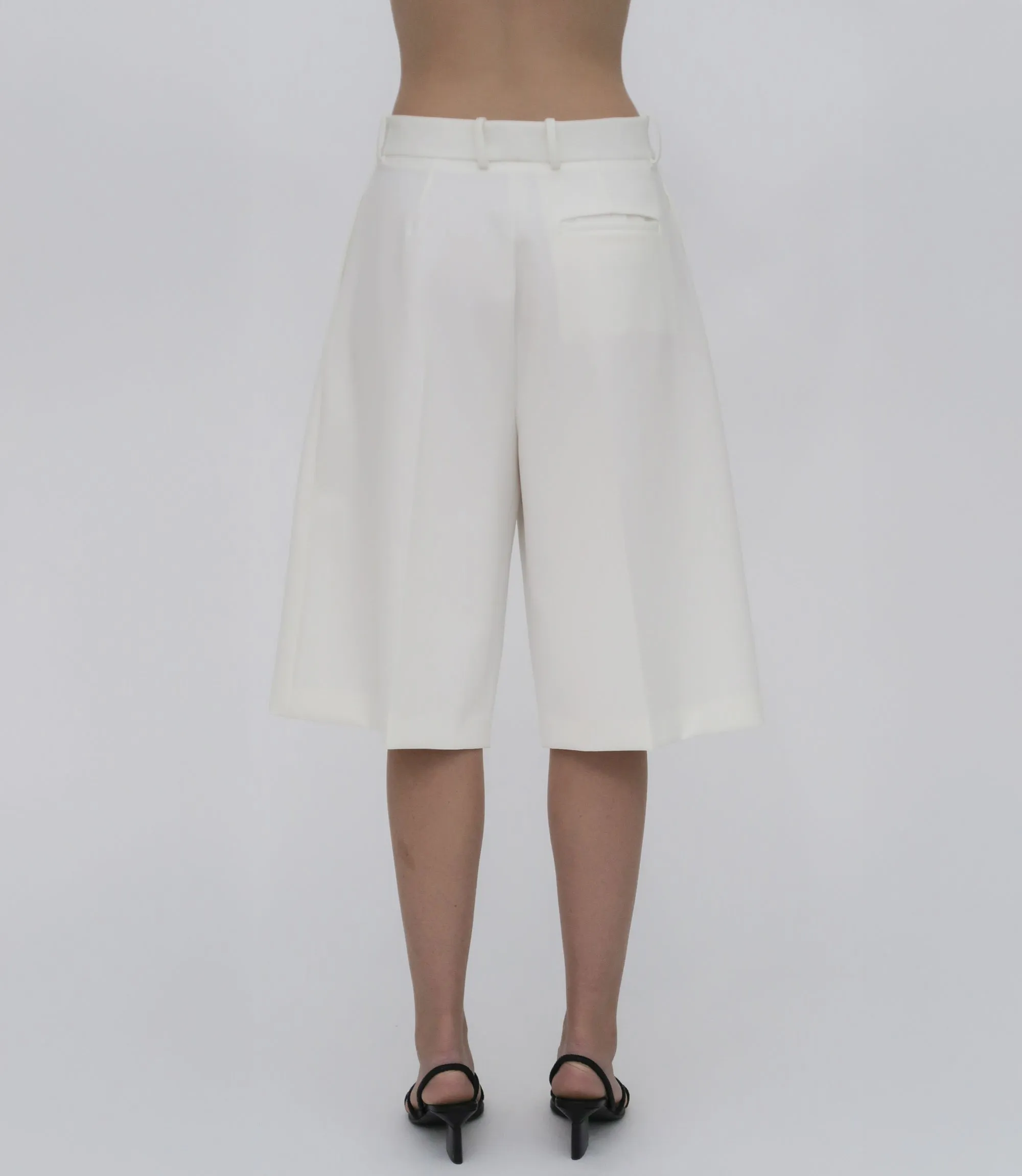 WIDE PLEAT FRONT SHORTS - TECH CADY sold by Rosetta Getty product image thumbnail 4