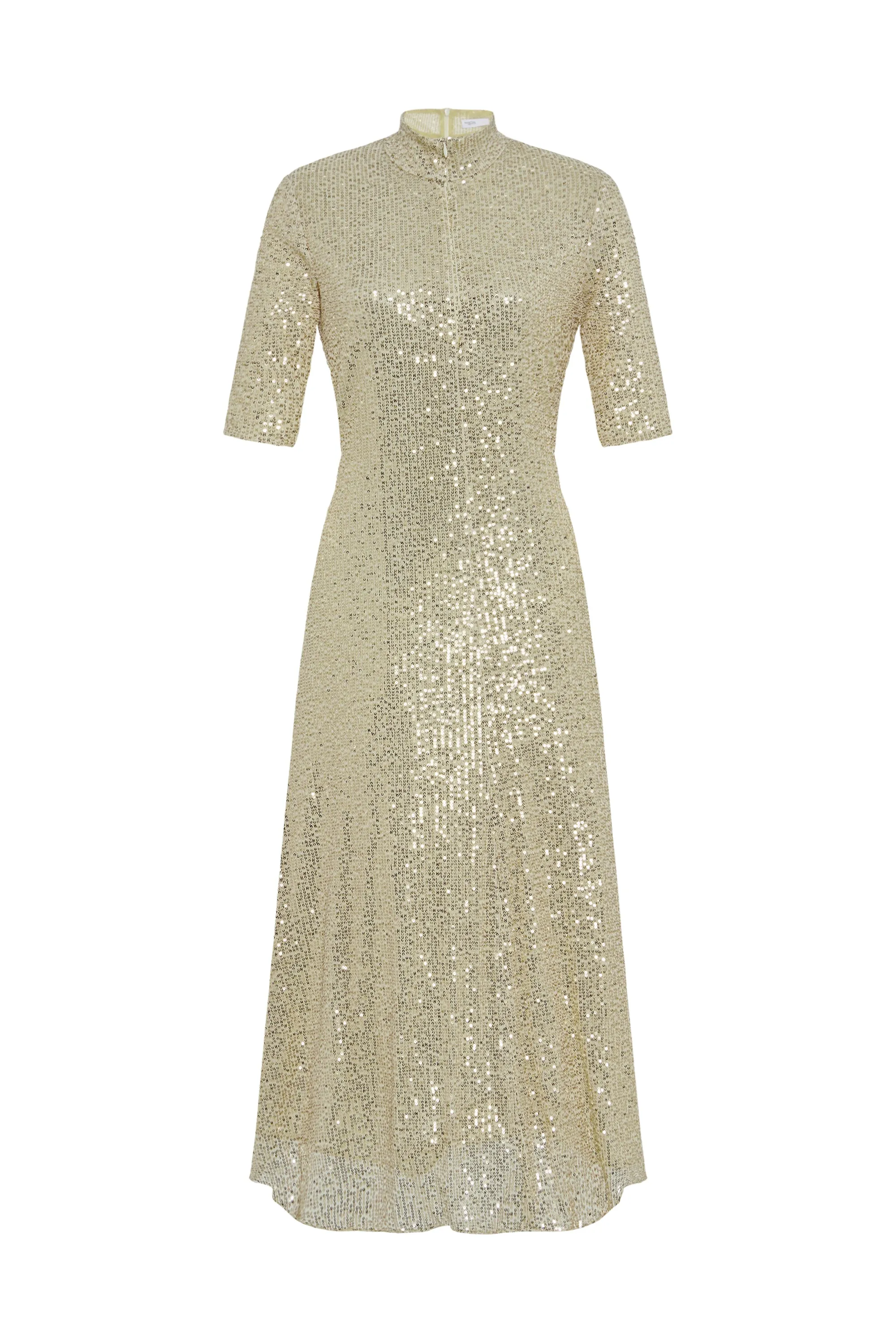 ZIP UP MIDI TURTLENECK DRESS sold by Rosetta Getty product image thumbnail 5