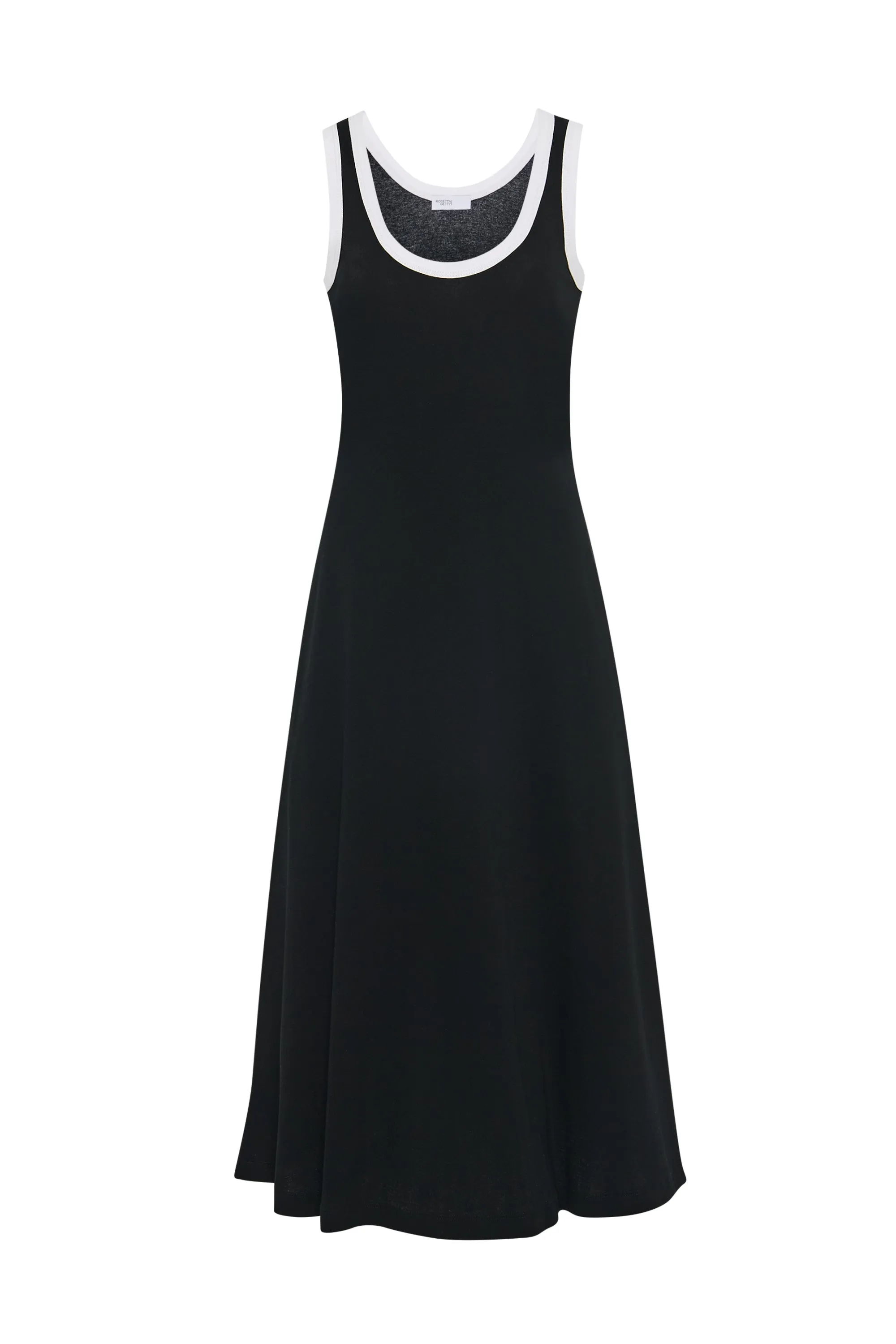 CONTRAST RIB TANK DRESS sold by Rosetta Getty product image thumbnail 4