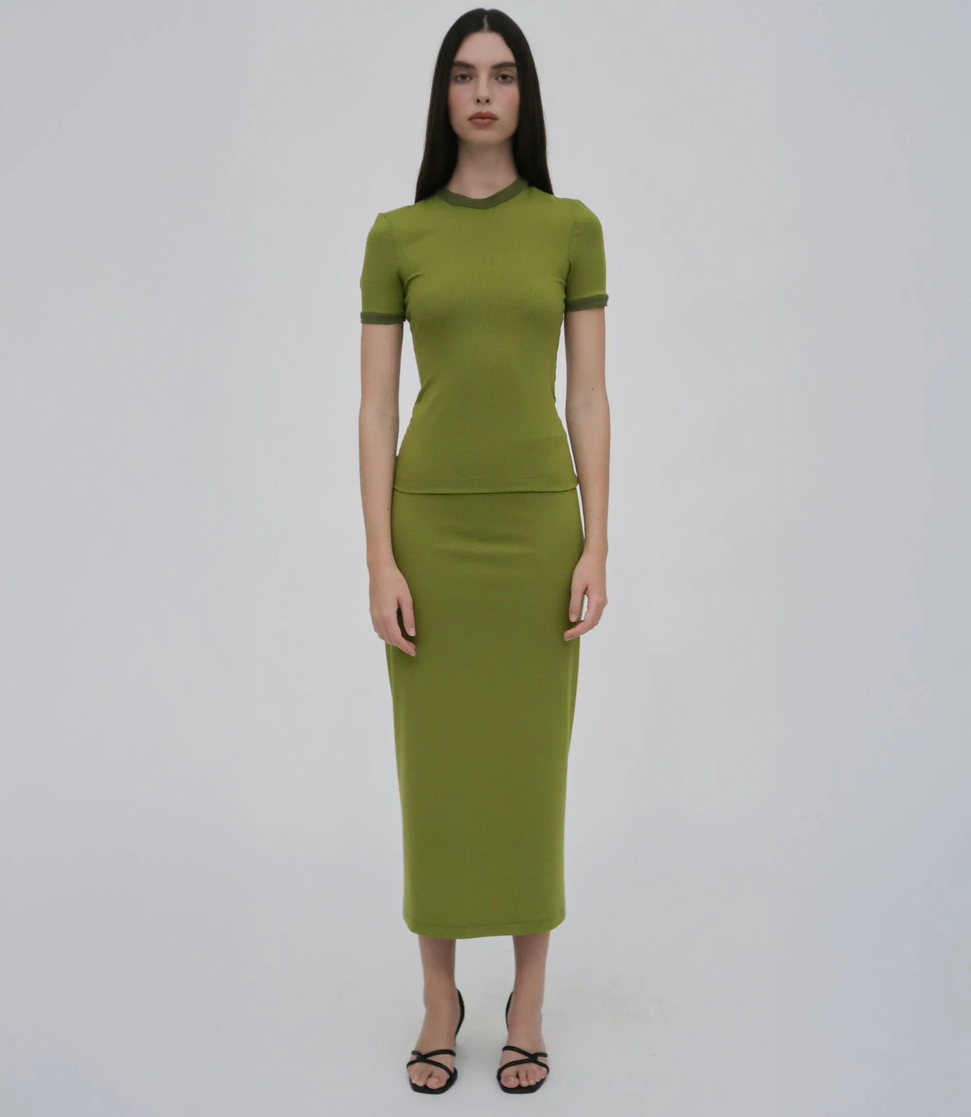 CONTRAST RIB T-SHIRT sold by Rosetta Getty product image thumbnail 2