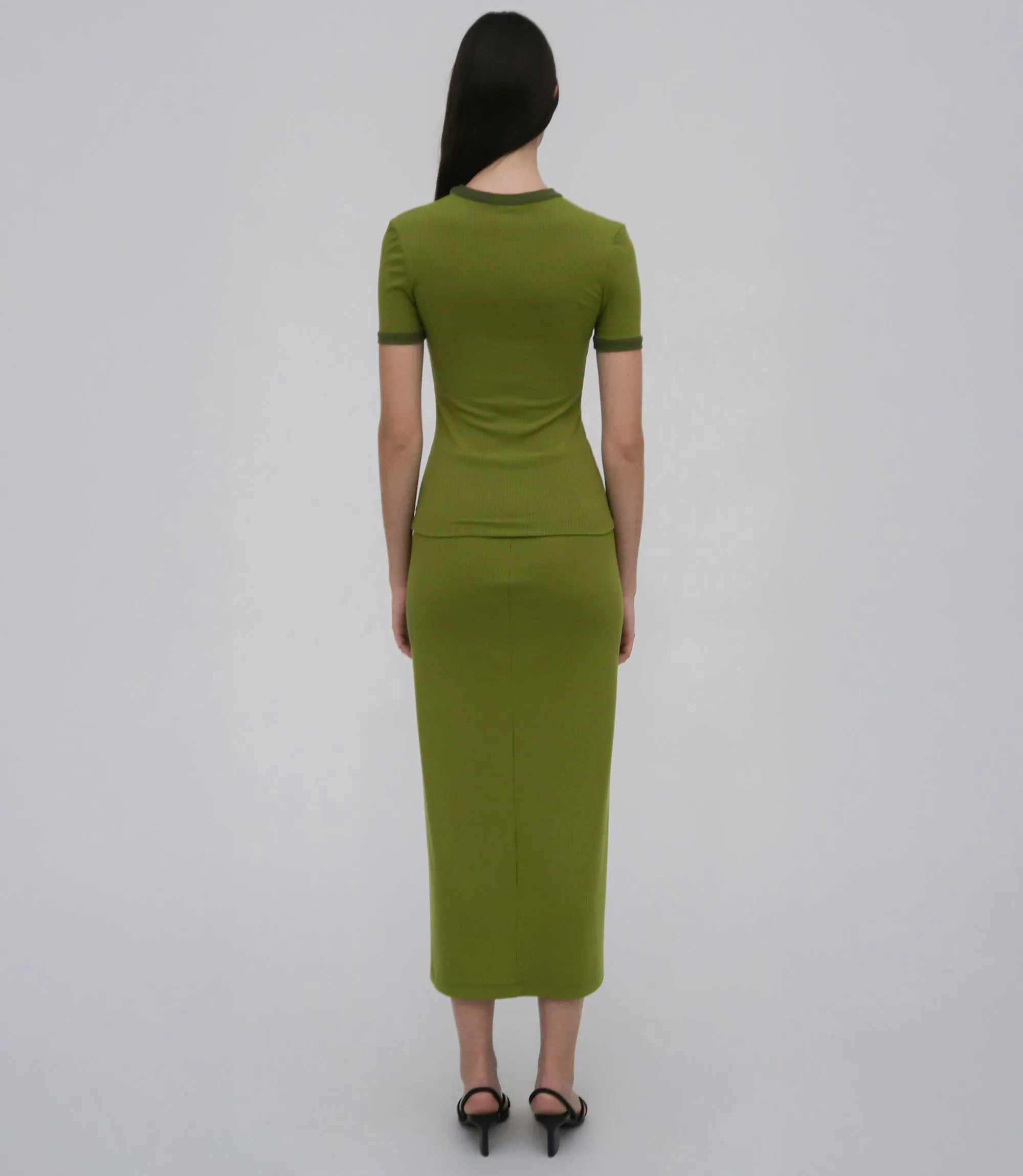CONTRAST RIB T-SHIRT sold by Rosetta Getty product image thumbnail 3