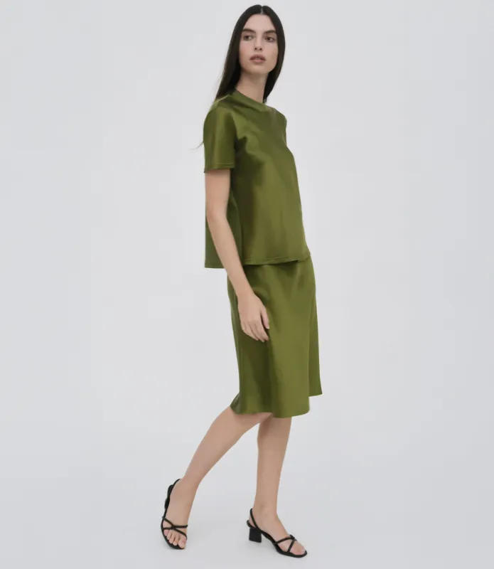 BIAS SKIRT made by Rosetta Getty