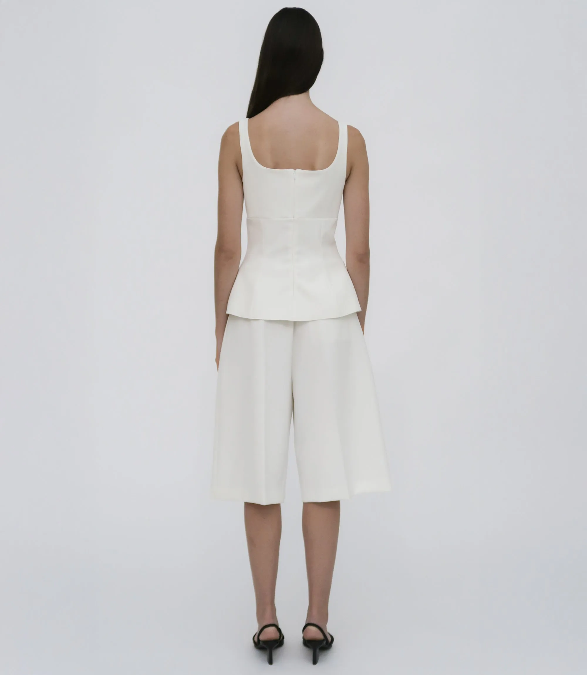 SQUARE NECK BUTTON FRONT TOP sold by Rosetta Getty product image thumbnail 4
