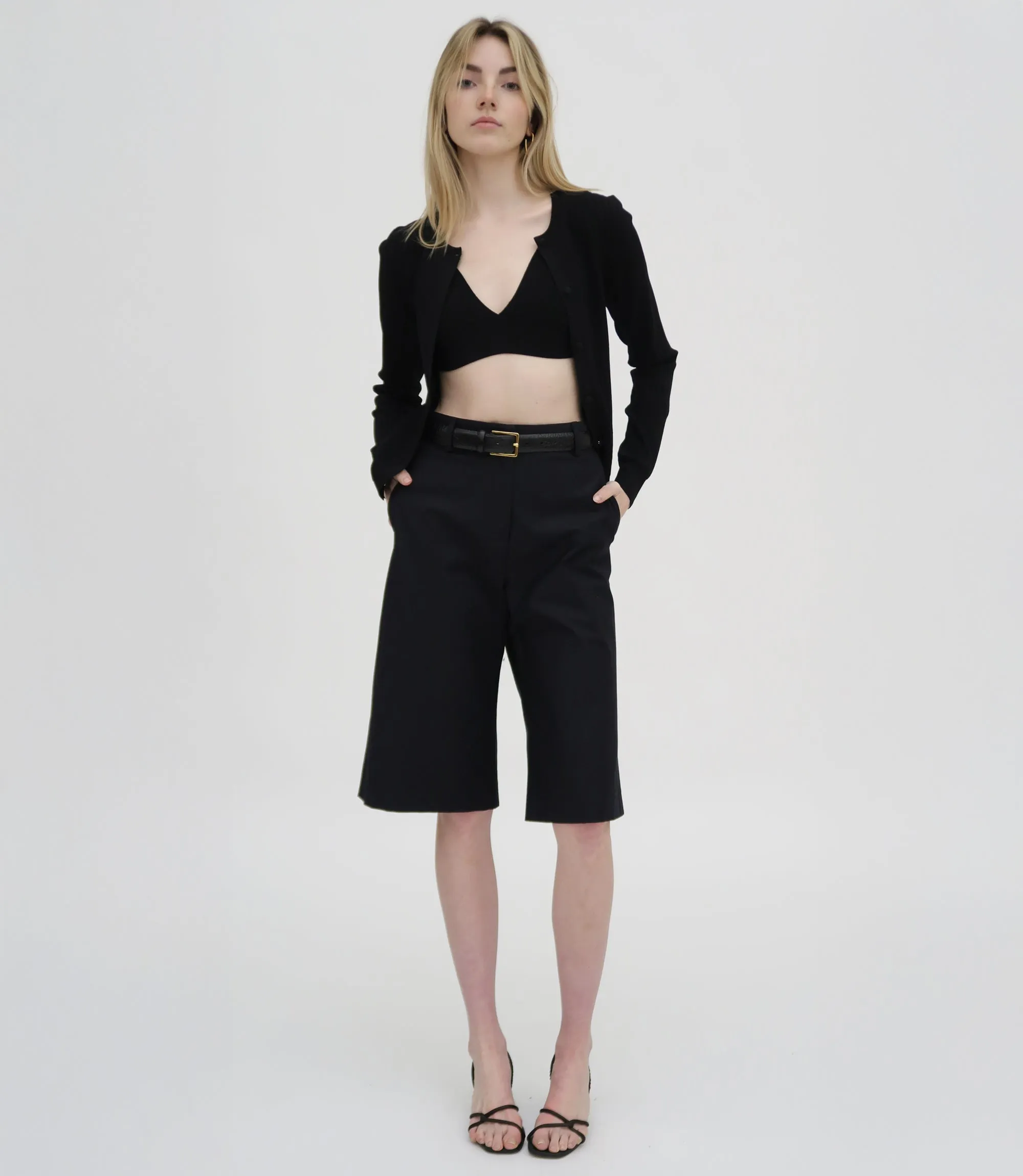 BERMUDA SHORT - STRETCH COTTON SHANTUNG sold by Rosetta Getty product image thumbnail 2