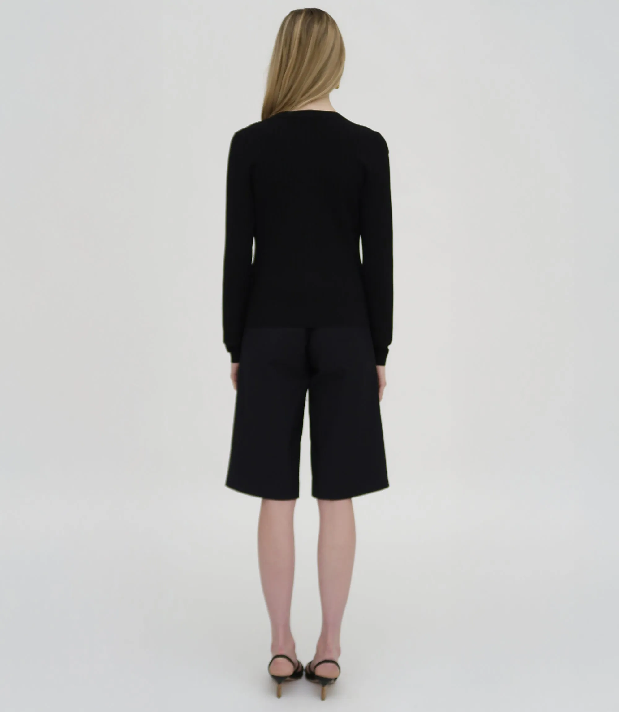 BERMUDA SHORT - STRETCH COTTON SHANTUNG sold by Rosetta Getty product image thumbnail 5