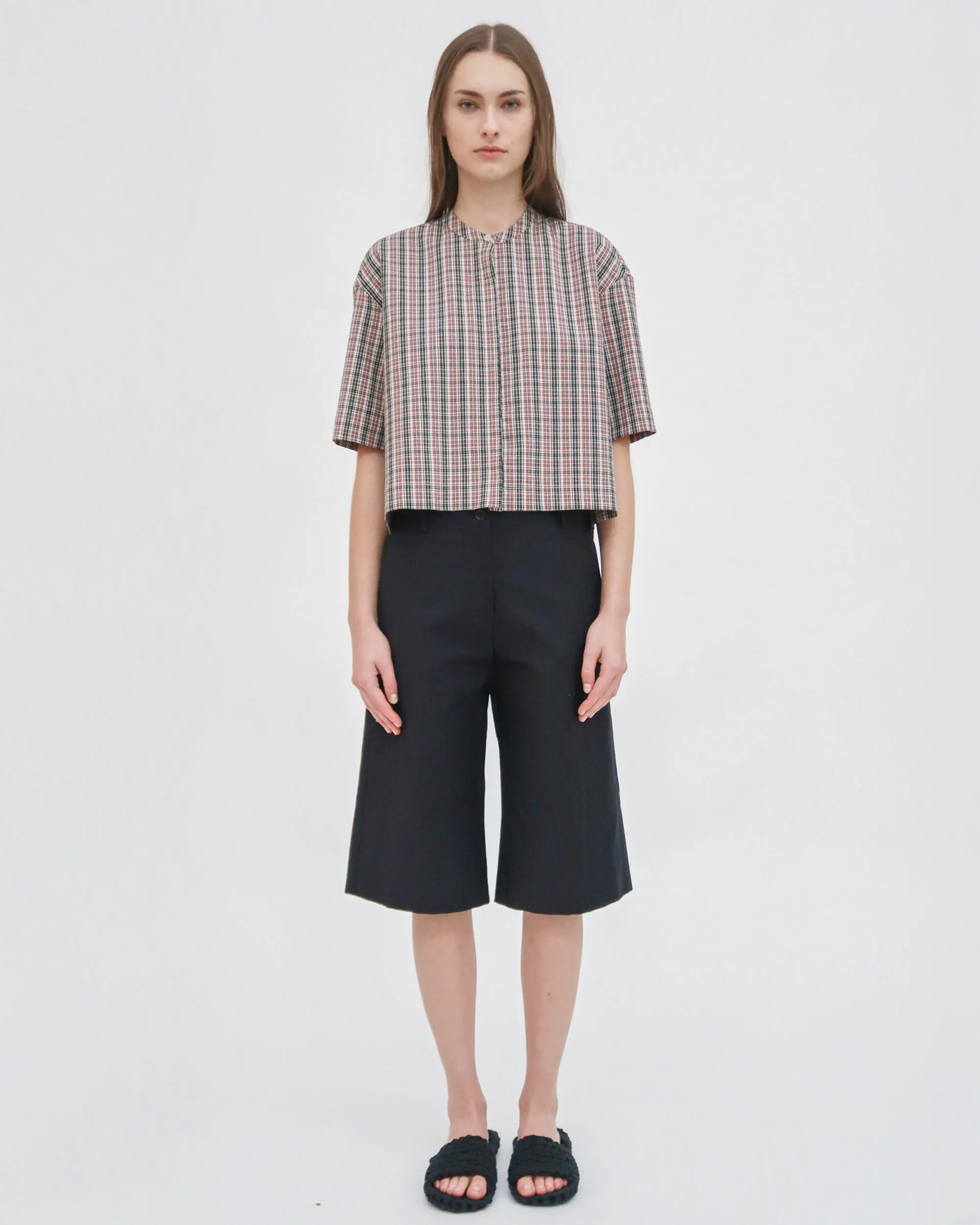 CROPPED OVERSIZED SHIRT sold by Rosetta Getty product image thumbnail 3